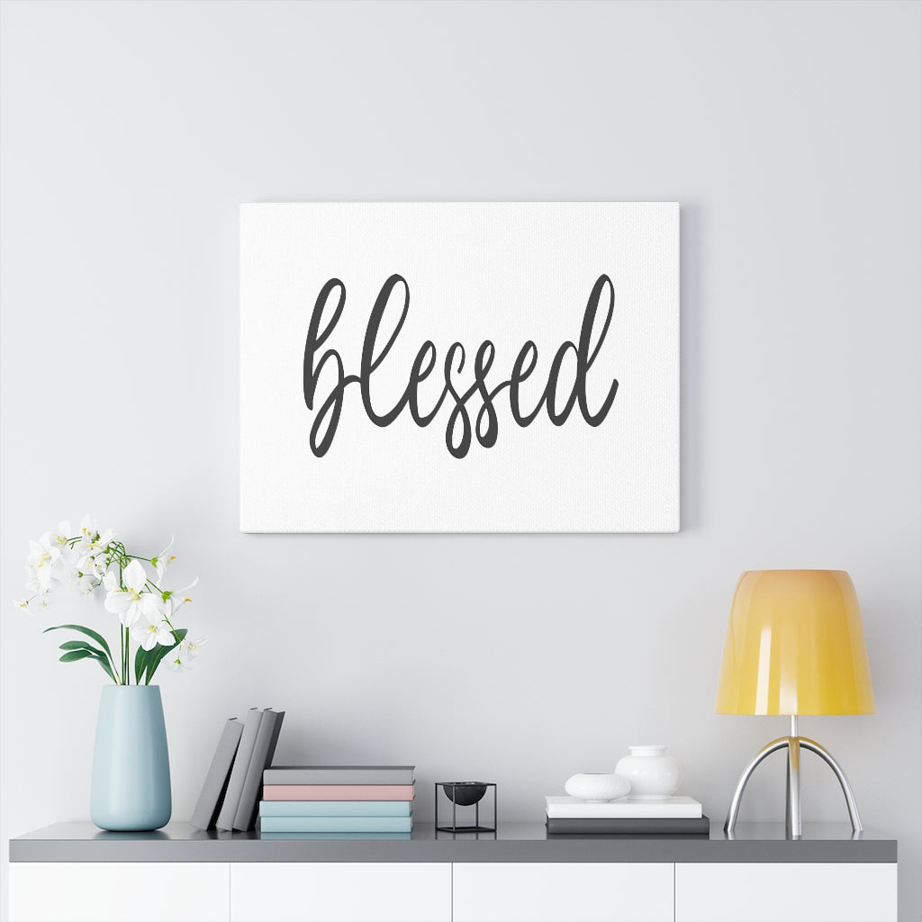 Scripture Walls Blessed Bible Verse Canvas Christian Wall Art Ready to Hang Unframed-Express Your Love Gifts