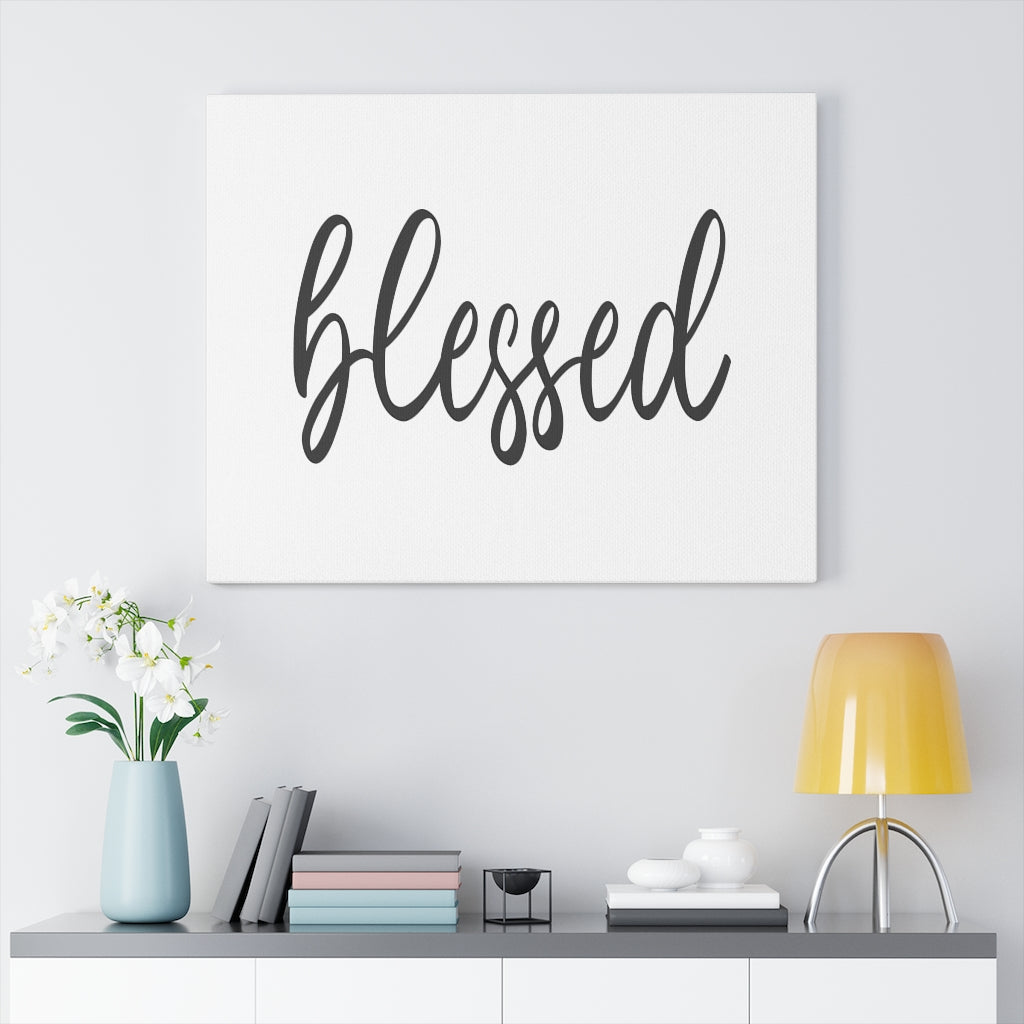 Scripture Walls Blessed Bible Verse Canvas Christian Wall Art Ready to Hang Unframed-Express Your Love Gifts
