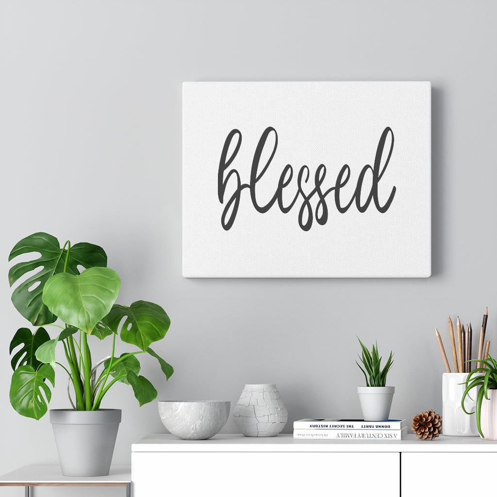 Scripture Walls Blessed Bible Verse Canvas Christian Wall Art Ready to Hang Unframed-Express Your Love Gifts