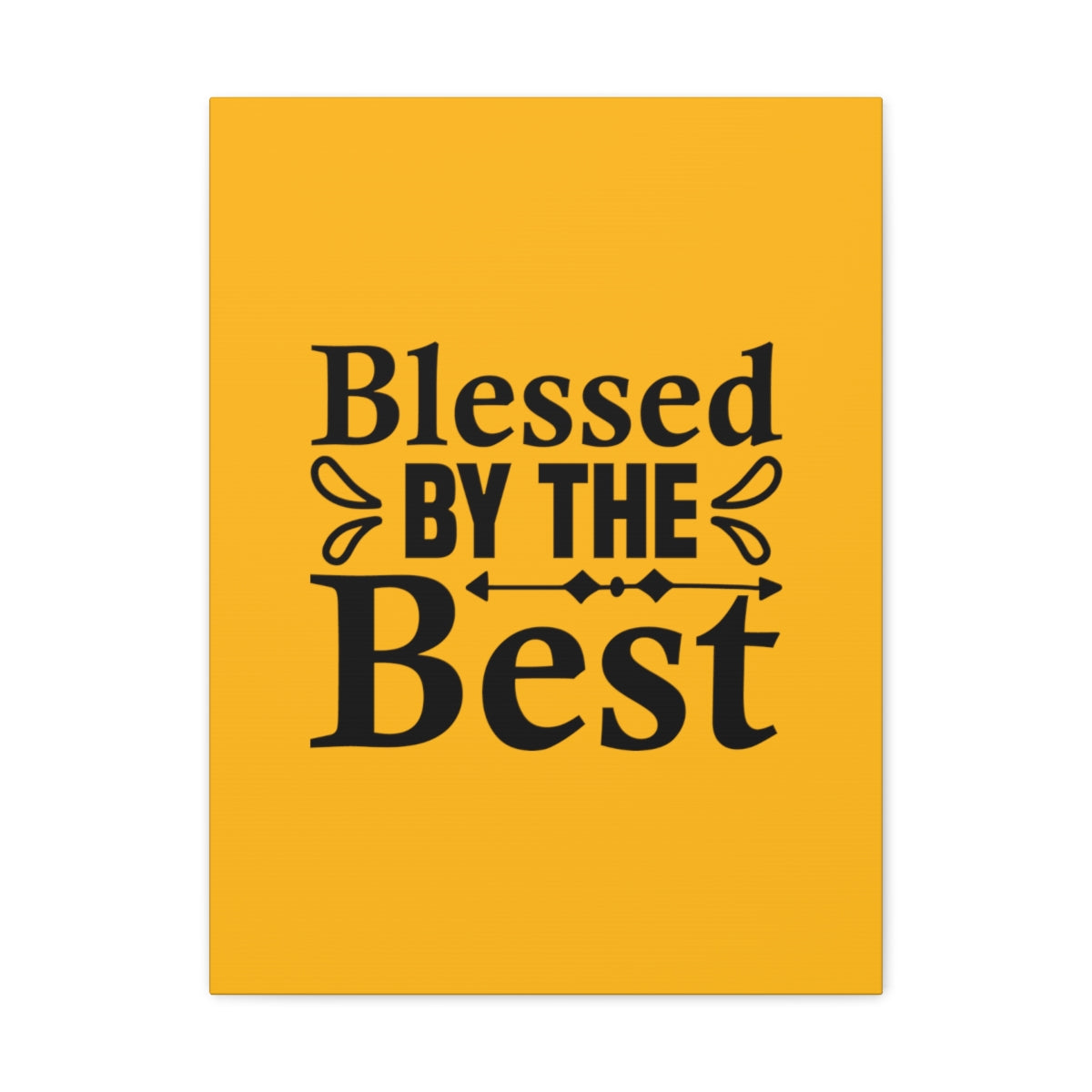 Scripture Walls Blessed By The Best Orange Philippians 4:19 Bible Canvas Christian Wall Art Ready to Hang Unframed-Express Your Love Gifts