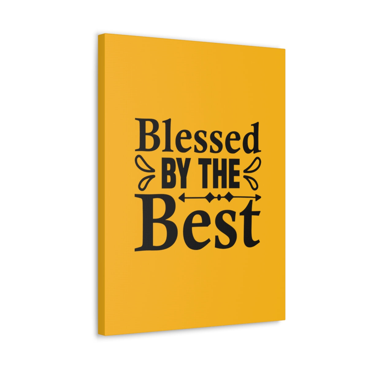 Scripture Walls Blessed By The Best Orange Philippians 4:19 Bible Canvas Christian Wall Art Ready to Hang Unframed-Express Your Love Gifts