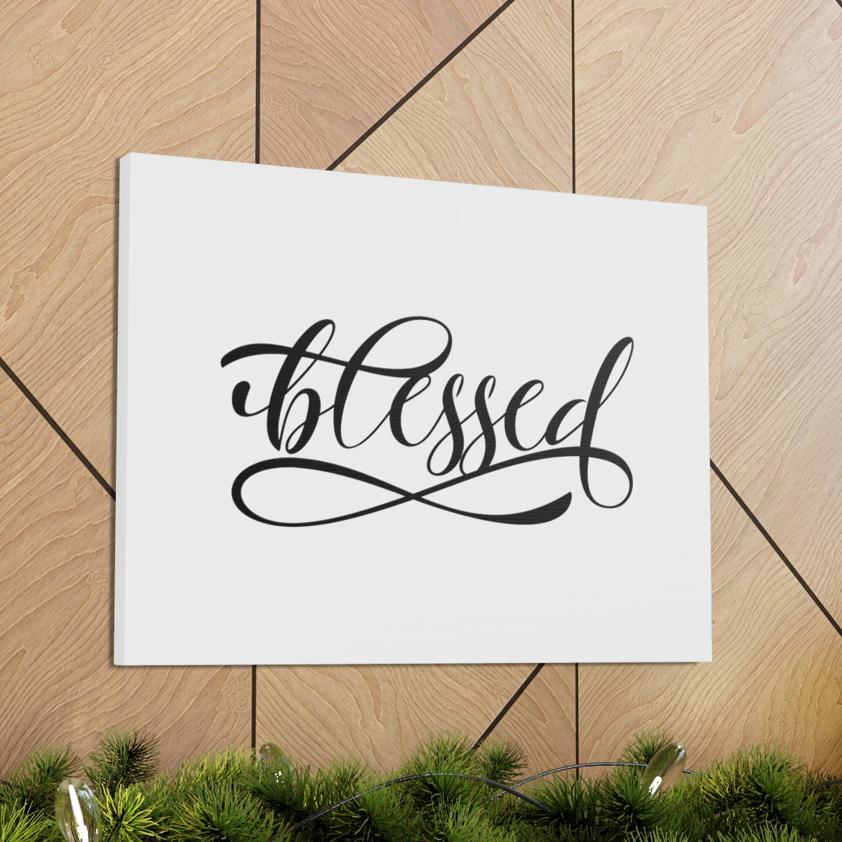 Scripture Walls Blessed Ephesians 1:3 Christian Wall Art Bible Verse Print Ready to Hang Unframed-Express Your Love Gifts