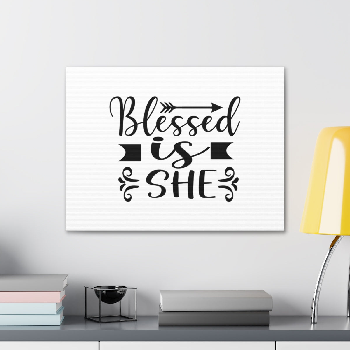 Scripture Walls Blessed Is She John 1:16 Christian Wall Art Bible Verse Print Ready to Hang Unframed-Express Your Love Gifts