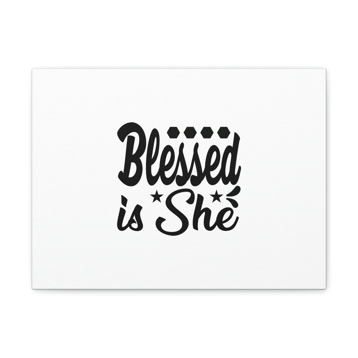 Scripture Walls Blessed Is She Luke 1:45 Gem Stars Christian Wall Art Bible Verse Print Ready to Hang Unframed-Express Your Love Gifts