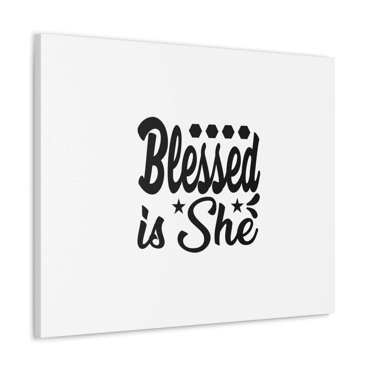 Scripture Walls Blessed Is She Luke 1:45 Gem Stars Christian Wall Art Bible Verse Print Ready to Hang Unframed-Express Your Love Gifts