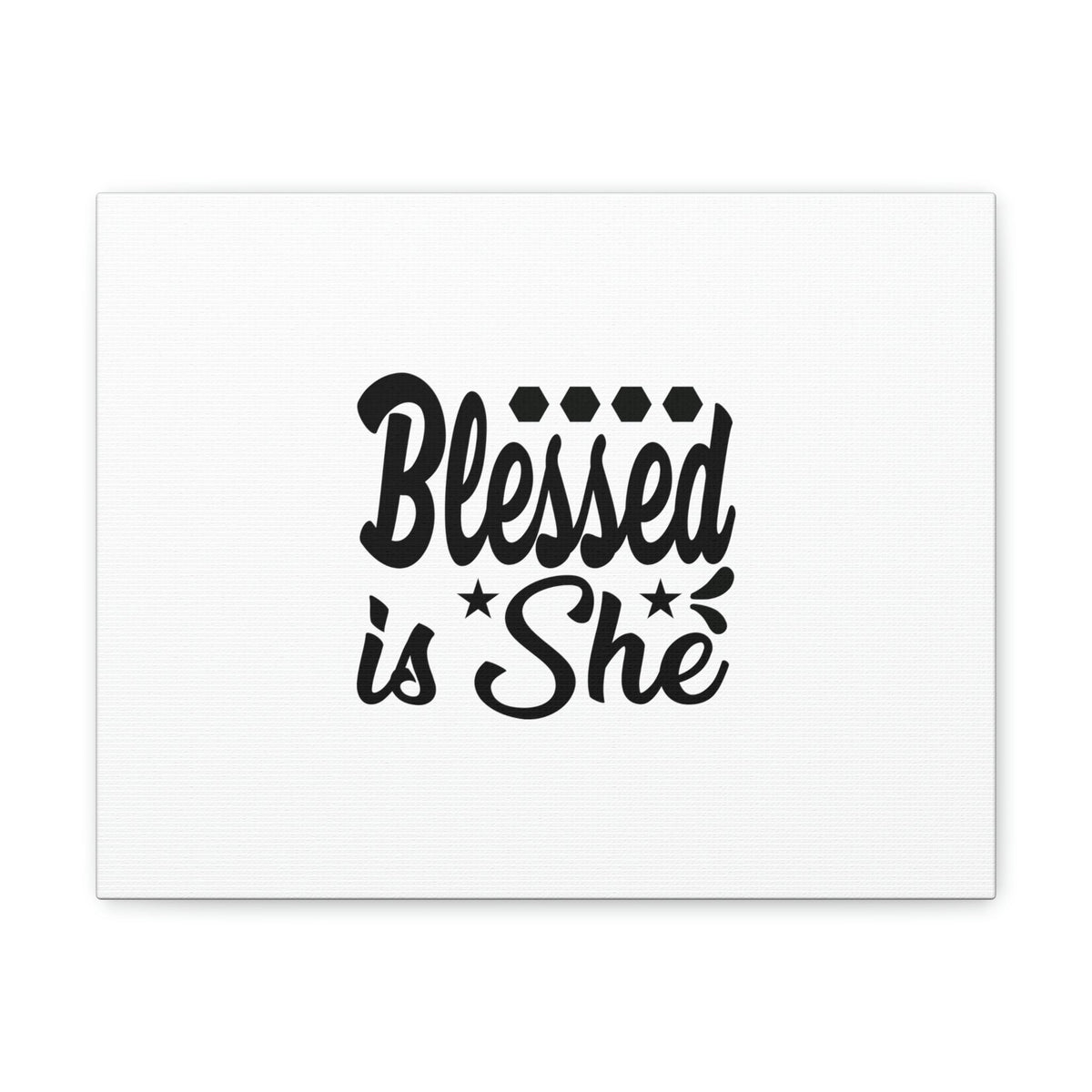 Scripture Walls Blessed Is She Luke 1:45 Gem Stars Christian Wall Art Bible Verse Print Ready to Hang Unframed-Express Your Love Gifts