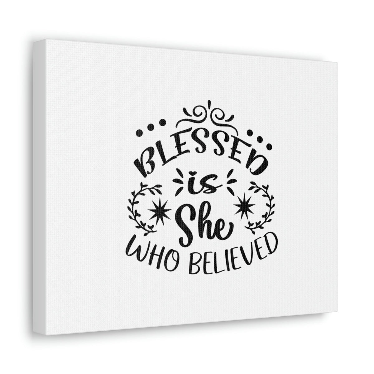 Scripture Walls Blessed Is She Who Believed Luke 1:45 Christian Wall Art Bible Verse Print Ready to Hang Unframed-Express Your Love Gifts
