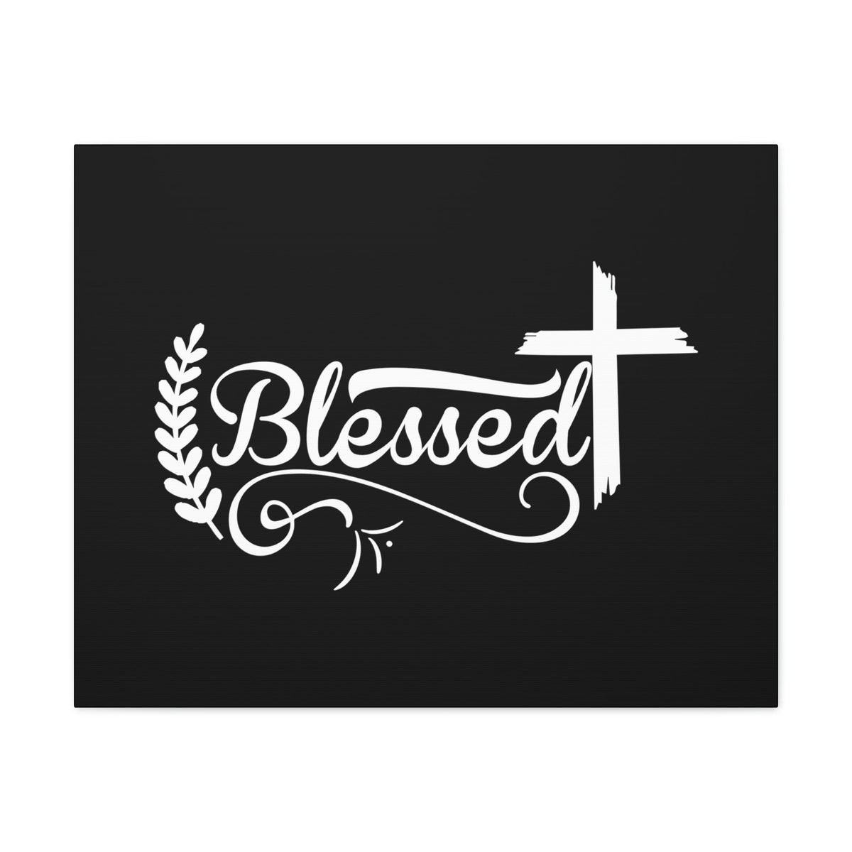Scripture Walls Blessed Jeremiah 17:7 Laurel Black Christian Wall Art Bible Verse Print Ready to Hang Unframed-Express Your Love Gifts
