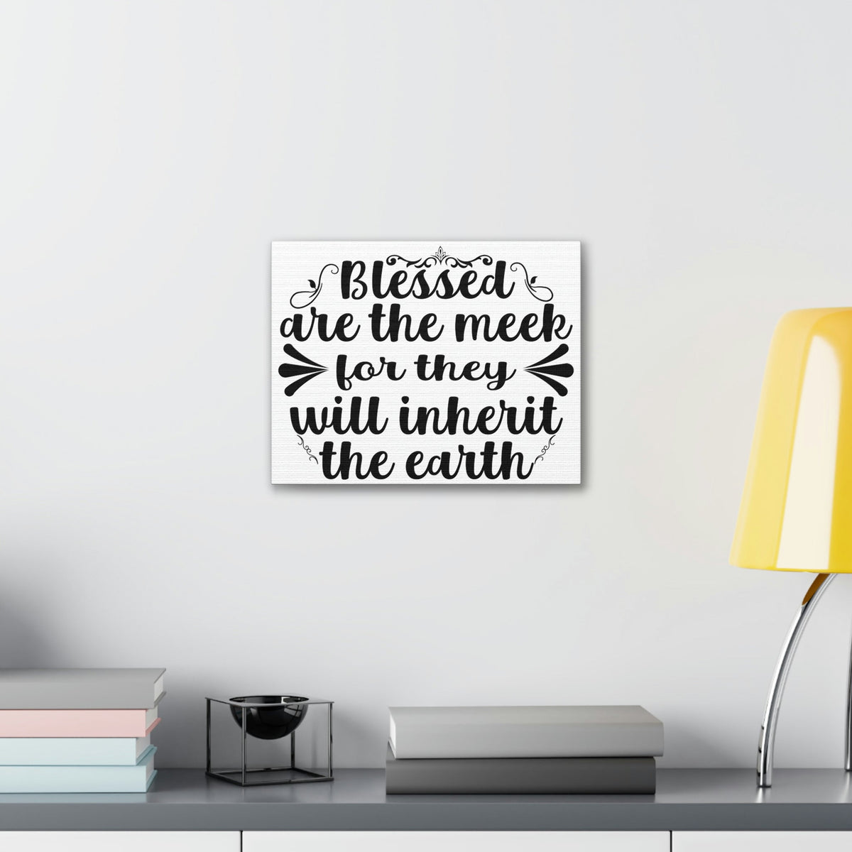 Scripture Walls Blessed Matthew 5:5 Christian Wall Art Print Ready to Hang Unframed-Express Your Love Gifts