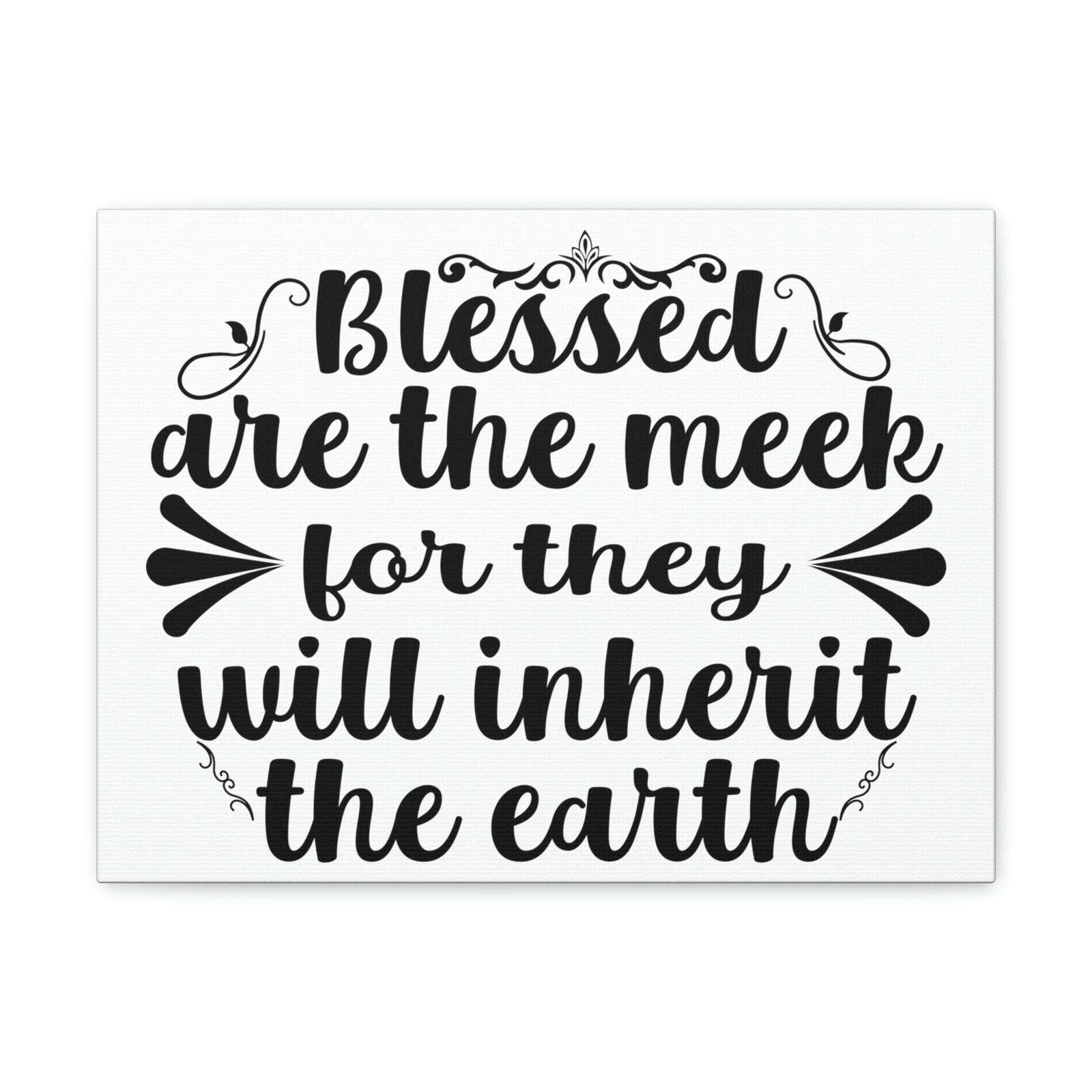Scripture Walls Blessed Matthew 5:5 Christian Wall Art Print Ready to Hang Unframed-Express Your Love Gifts