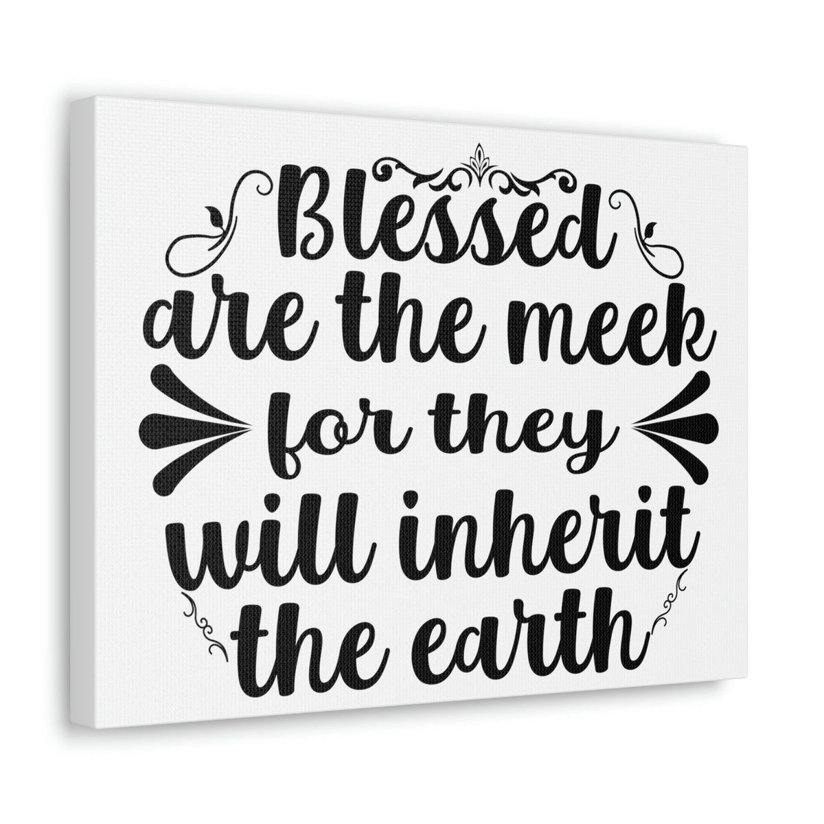 Scripture Walls Blessed Matthew 5:5 Christian Wall Art Print Ready to Hang Unframed-Express Your Love Gifts