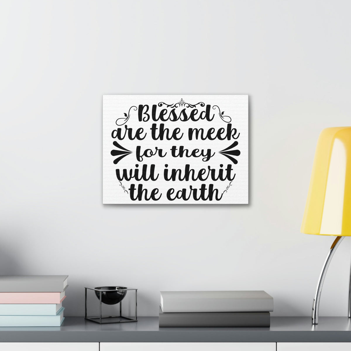 Scripture Walls Blessed Matthew 5:5 Christian Wall Art Print Ready to Hang Unframed-Express Your Love Gifts