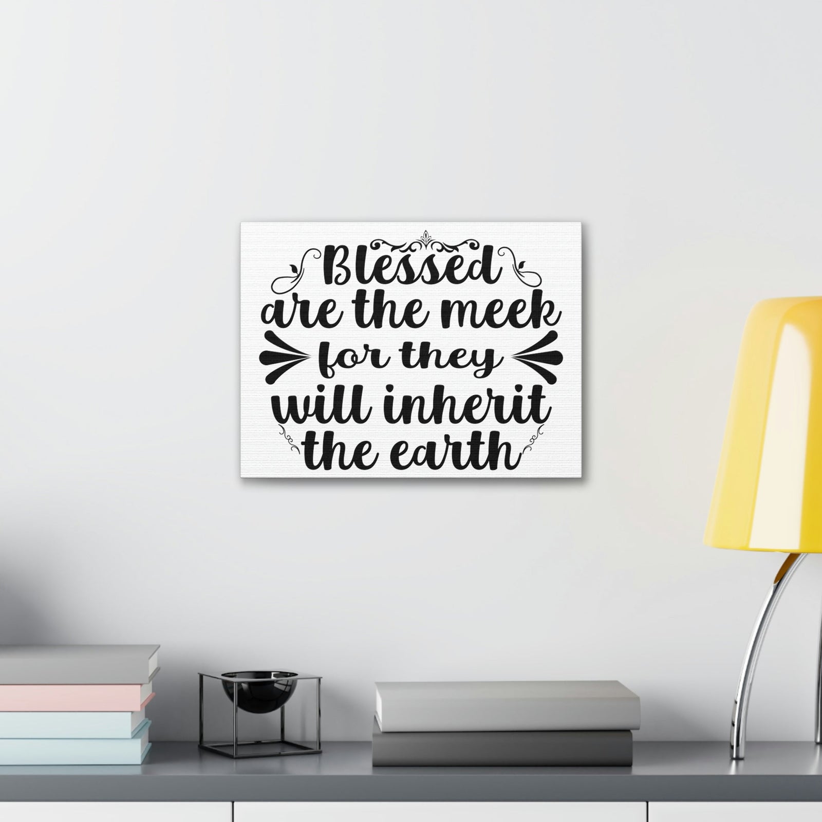 Scripture Walls Blessed Matthew 5:5 Christian Wall Art Print Ready to Hang Unframed-Express Your Love Gifts