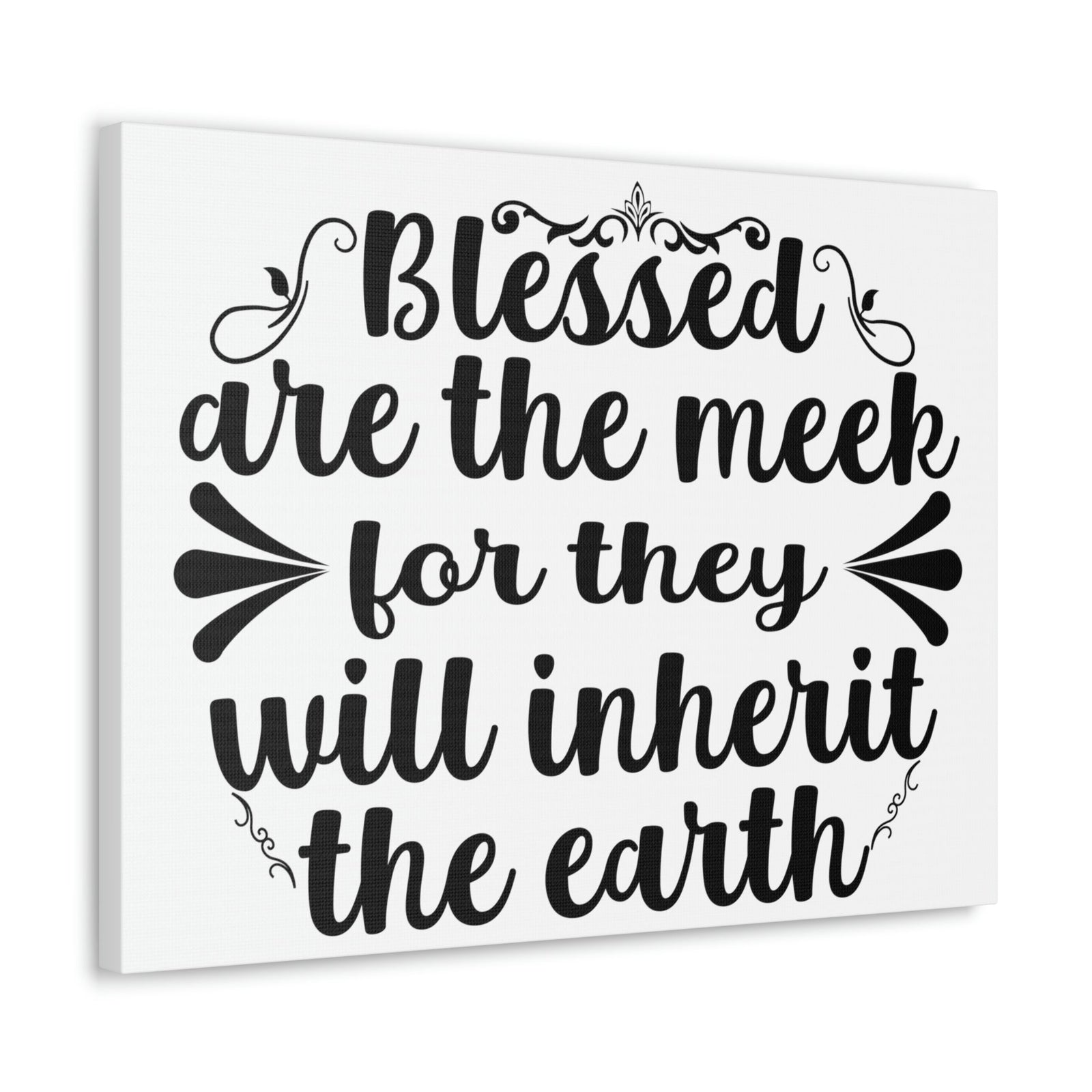 Scripture Walls Blessed Matthew 5:5 Christian Wall Art Print Ready to Hang Unframed-Express Your Love Gifts