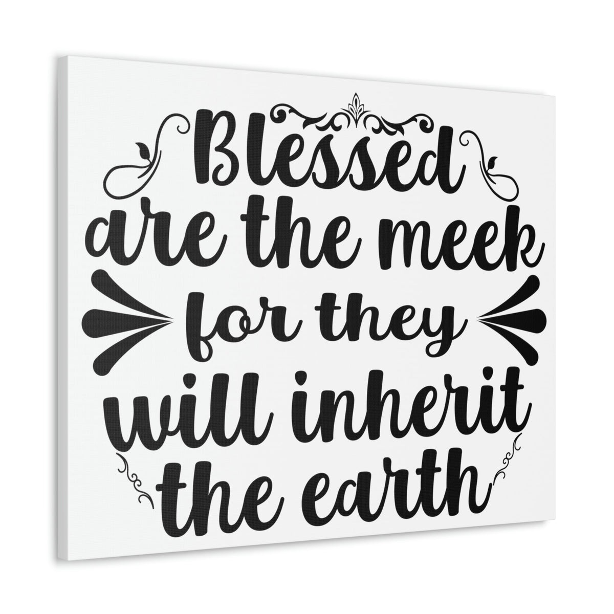 Scripture Walls Blessed Matthew 5:5 Christian Wall Art Print Ready to Hang Unframed-Express Your Love Gifts