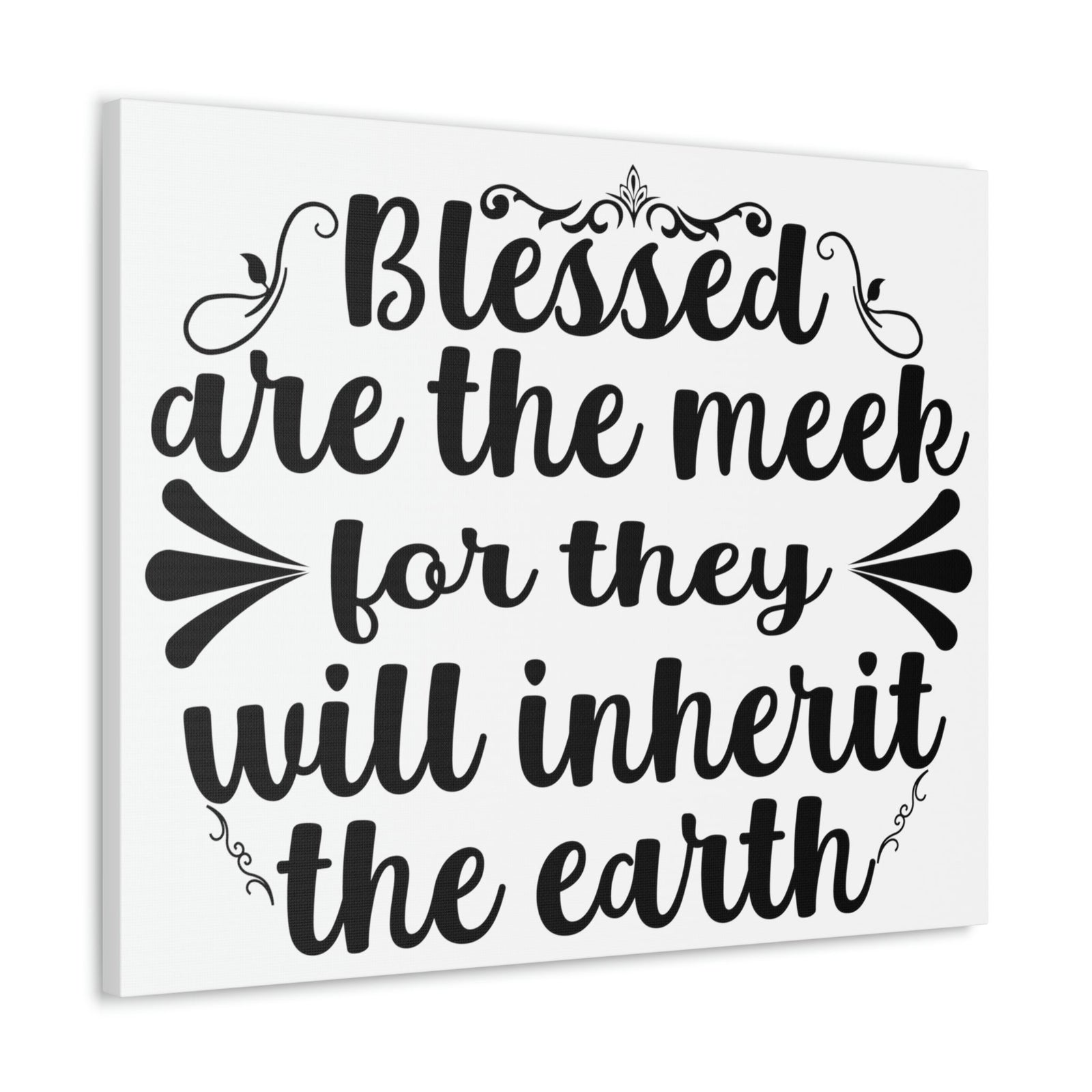 Scripture Walls Blessed Matthew 5:5 Christian Wall Art Print Ready to Hang Unframed-Express Your Love Gifts