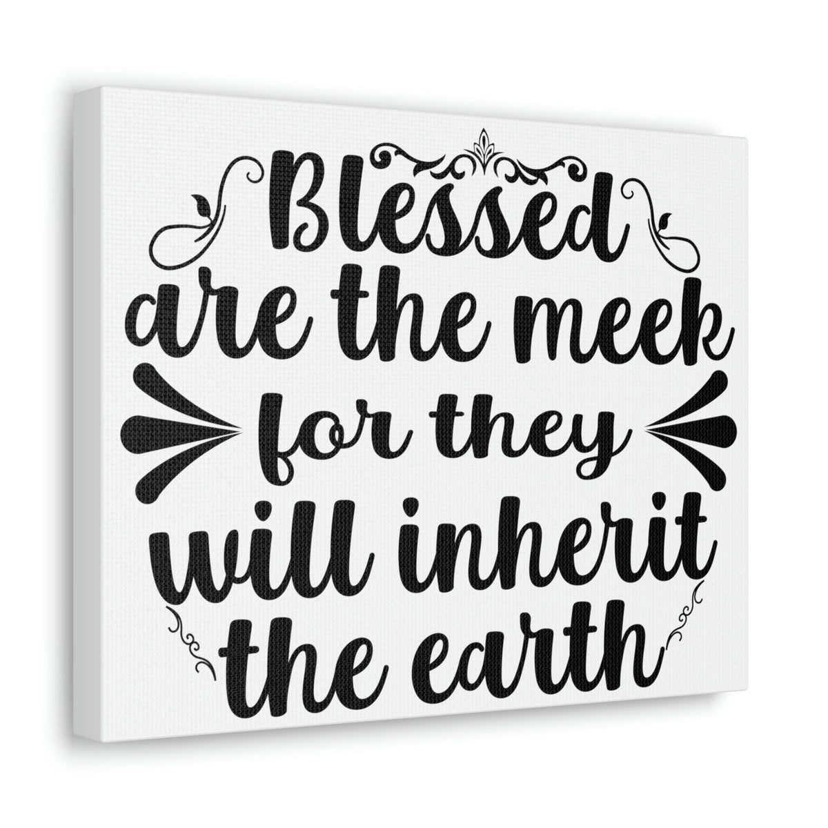 Scripture Walls Blessed Matthew 5:5 Christian Wall Art Print Ready to Hang Unframed-Express Your Love Gifts
