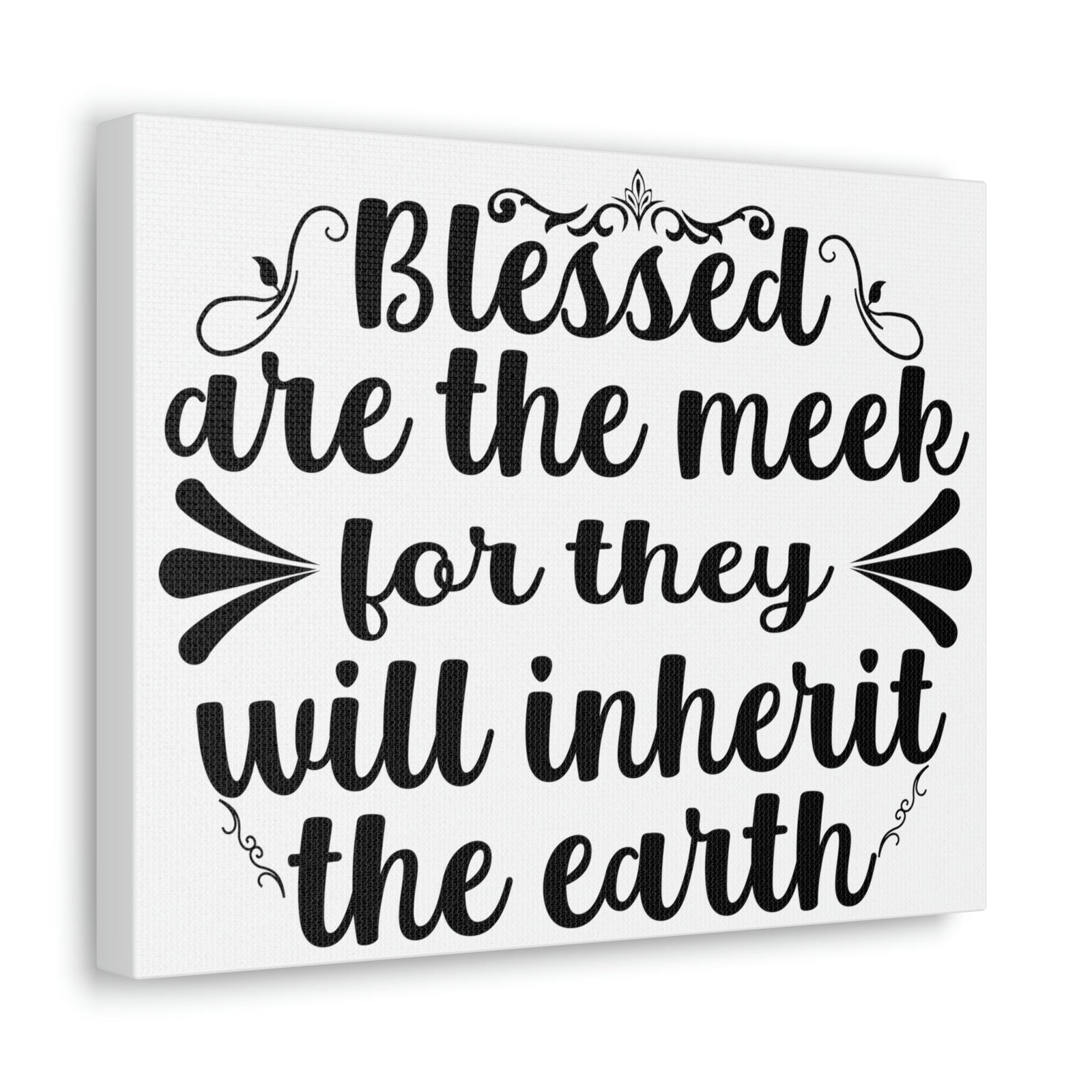 Scripture Walls Blessed Matthew 5:5 Christian Wall Art Print Ready to Hang Unframed-Express Your Love Gifts