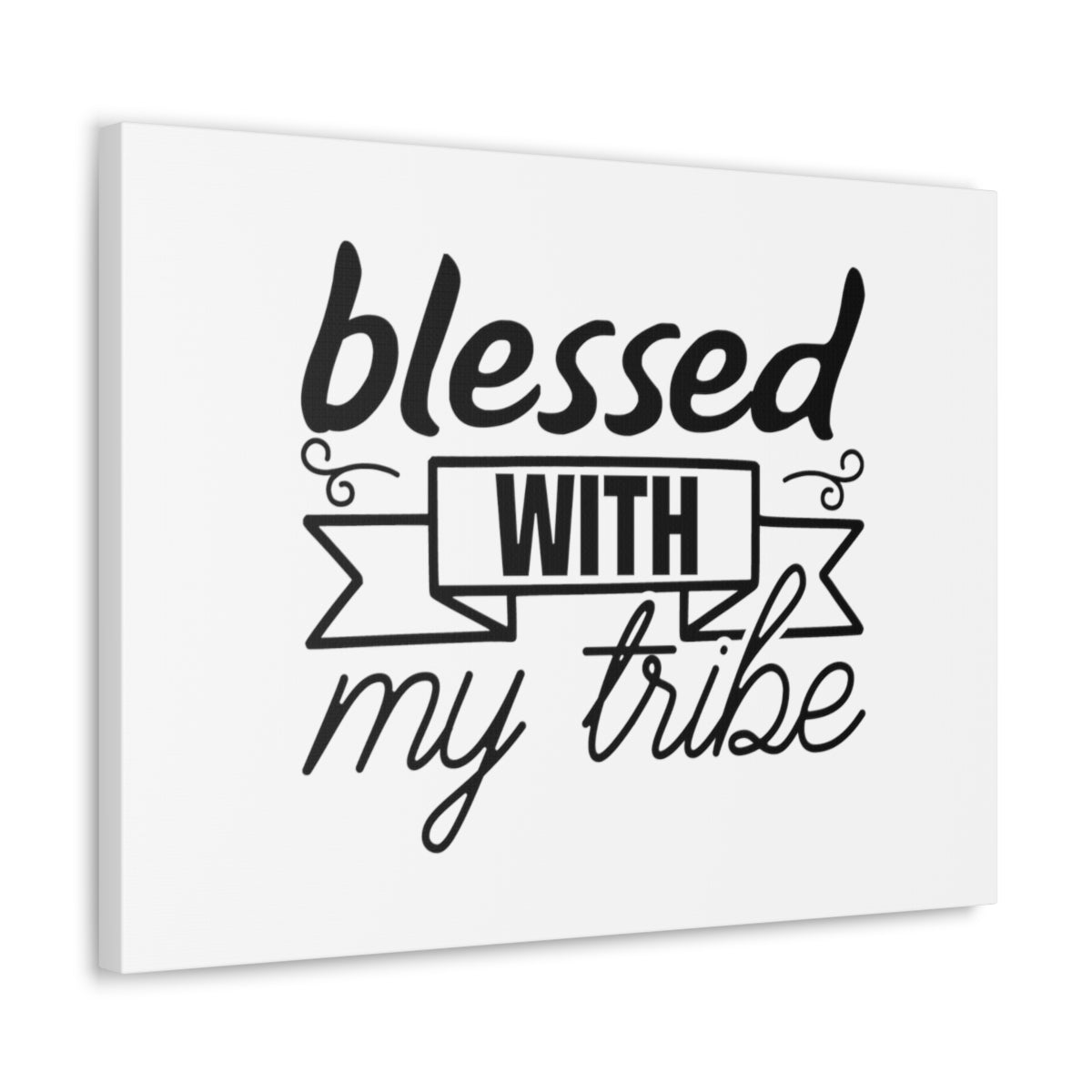 Scripture Walls Blessed With Banner Numbers 26:55 Christian Wall Art Bible Verse Print Ready to Hang Unframed-Express Your Love Gifts