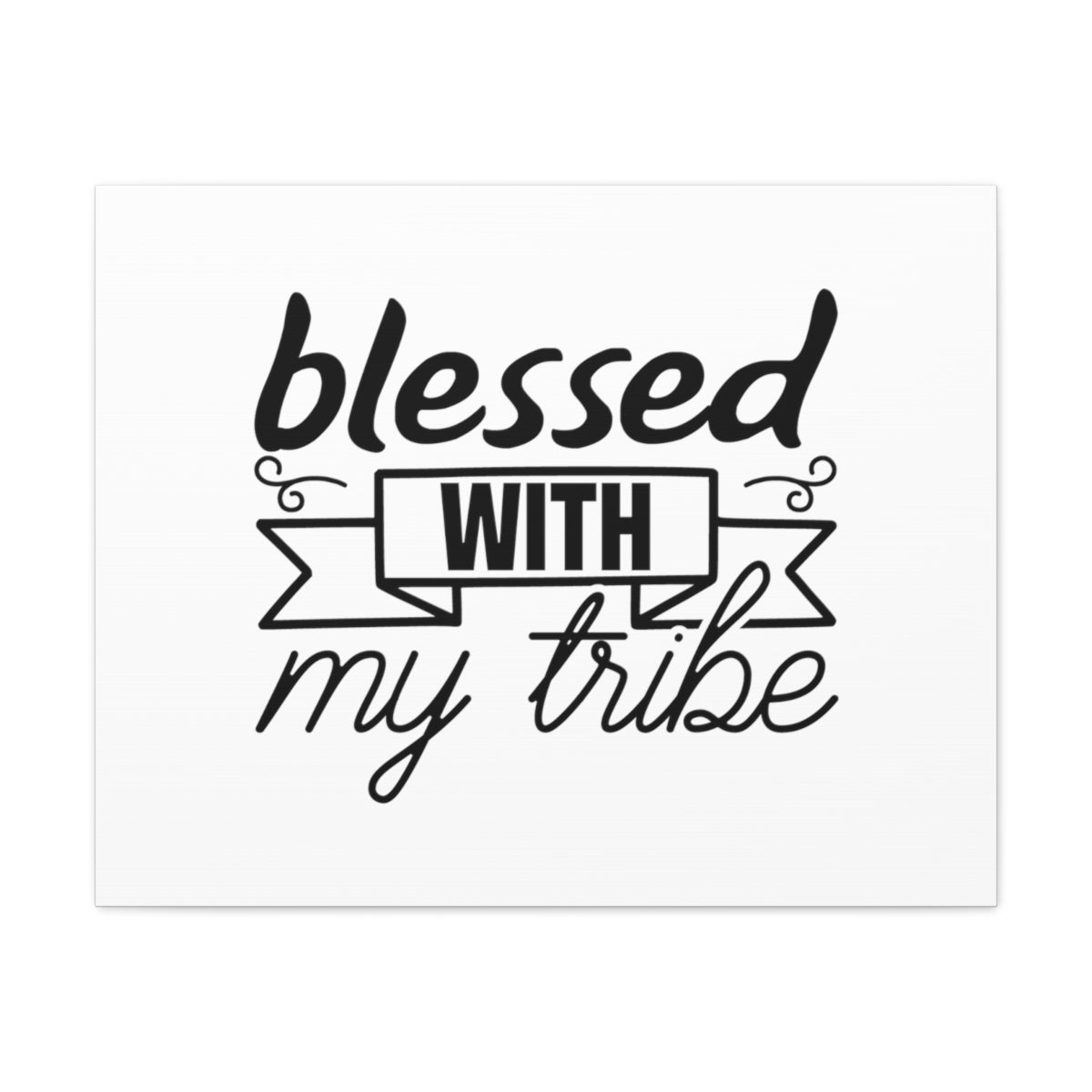 Scripture Walls Blessed With Banner Numbers 26:55 Christian Wall Art Bible Verse Print Ready to Hang Unframed-Express Your Love Gifts