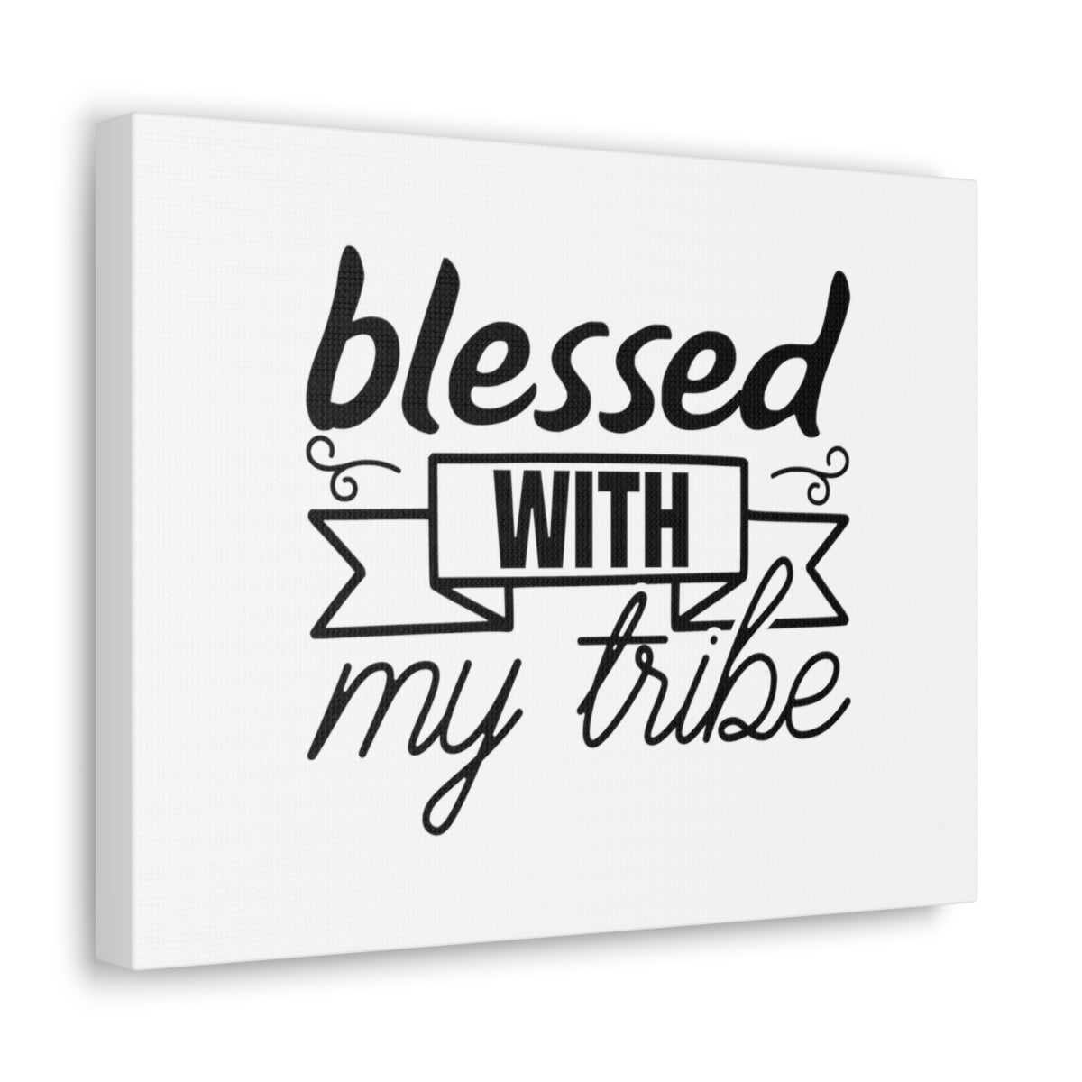 Scripture Walls Blessed With Banner Numbers 26:55 Christian Wall Art Bible Verse Print Ready to Hang Unframed-Express Your Love Gifts