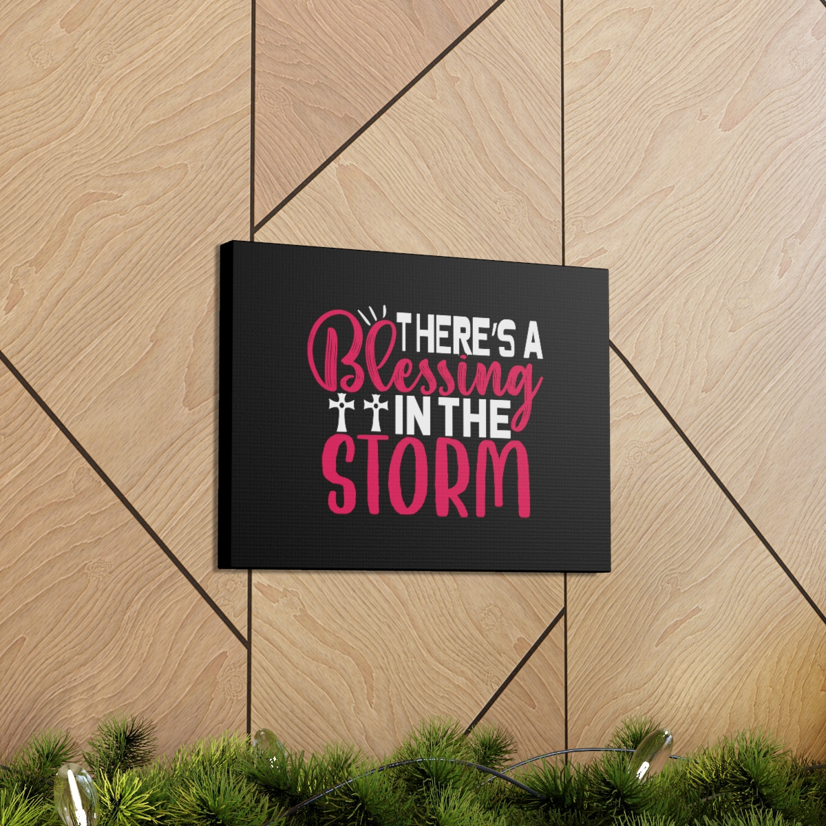 Scripture Walls Blessing In The Storm Isaiah 4:6 Christian Wall Art Bible Verse Print Ready to Hang Unframed-Express Your Love Gifts