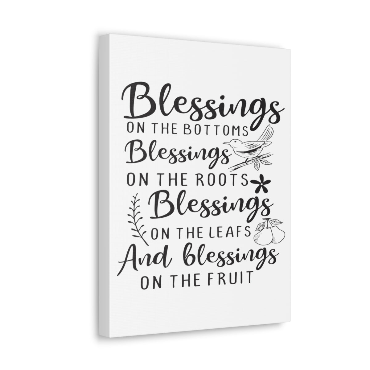 Scripture Walls Blessings On The Ephesians 1:3 Christian Wall Art Print Ready to Hang Unframed-Express Your Love Gifts