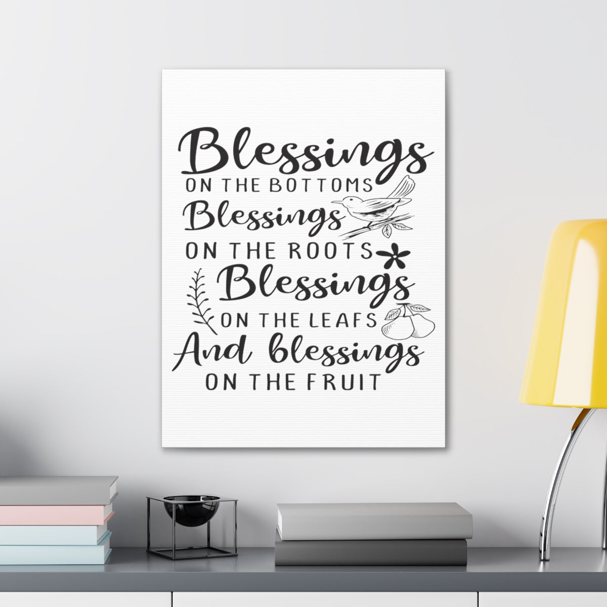 Scripture Walls Blessings On The Ephesians 1:3 Christian Wall Art Print Ready to Hang Unframed-Express Your Love Gifts