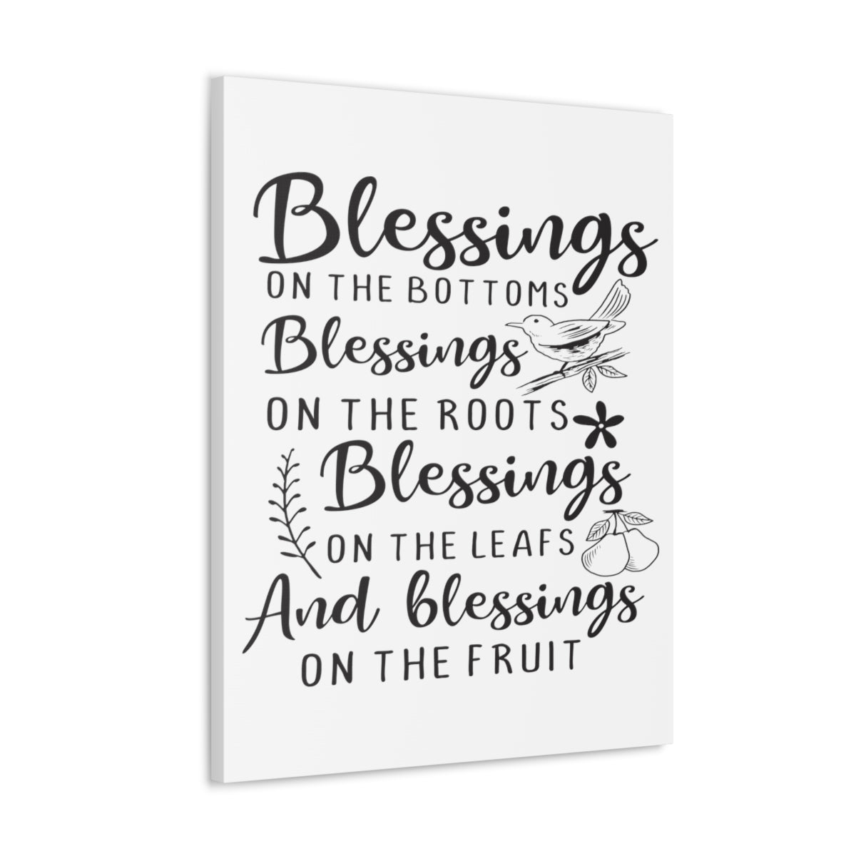 Scripture Walls Blessings On The Ephesians 1:3 Christian Wall Art Print Ready to Hang Unframed-Express Your Love Gifts