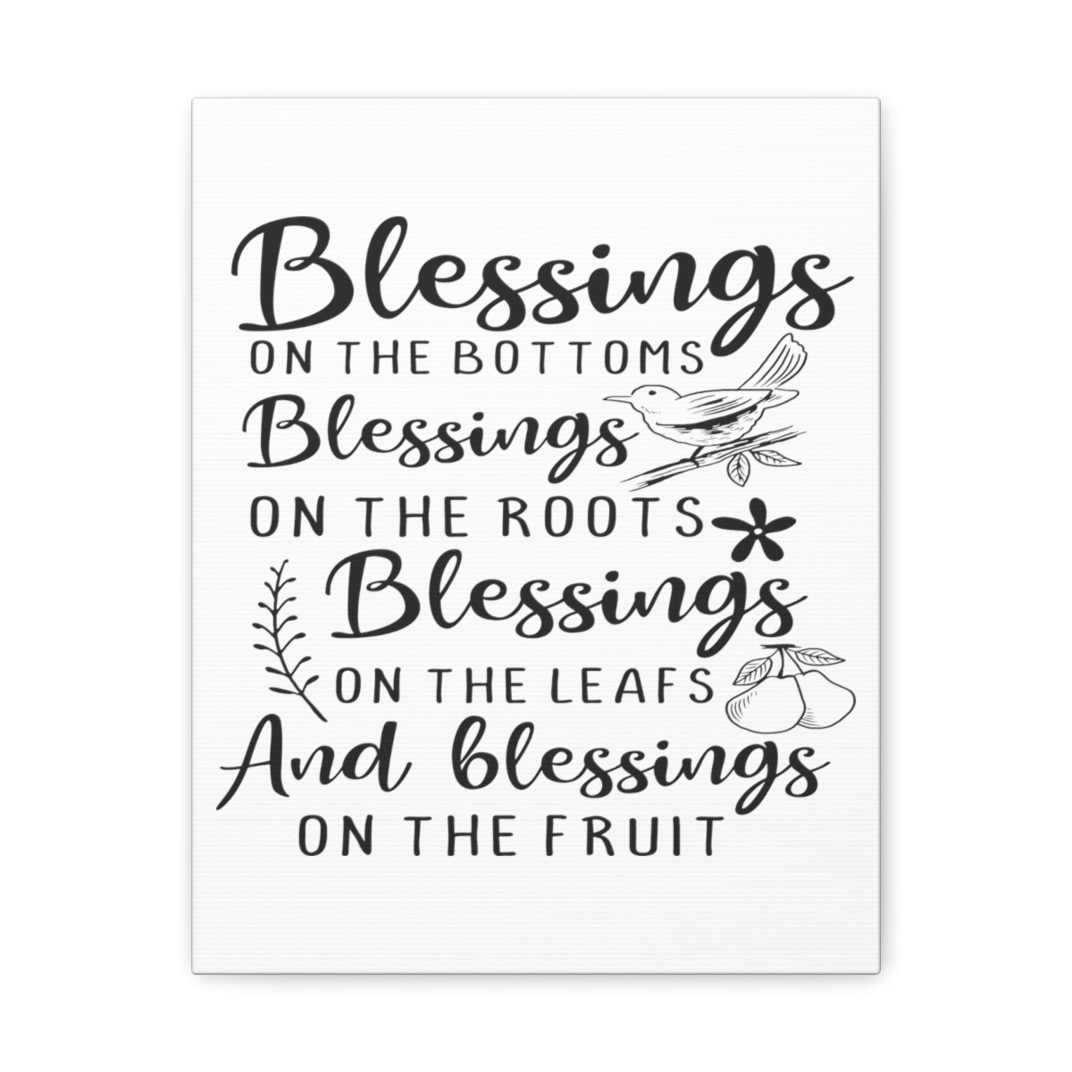 Scripture Walls Blessings On The Ephesians 1:3 Christian Wall Art Print Ready to Hang Unframed-Express Your Love Gifts