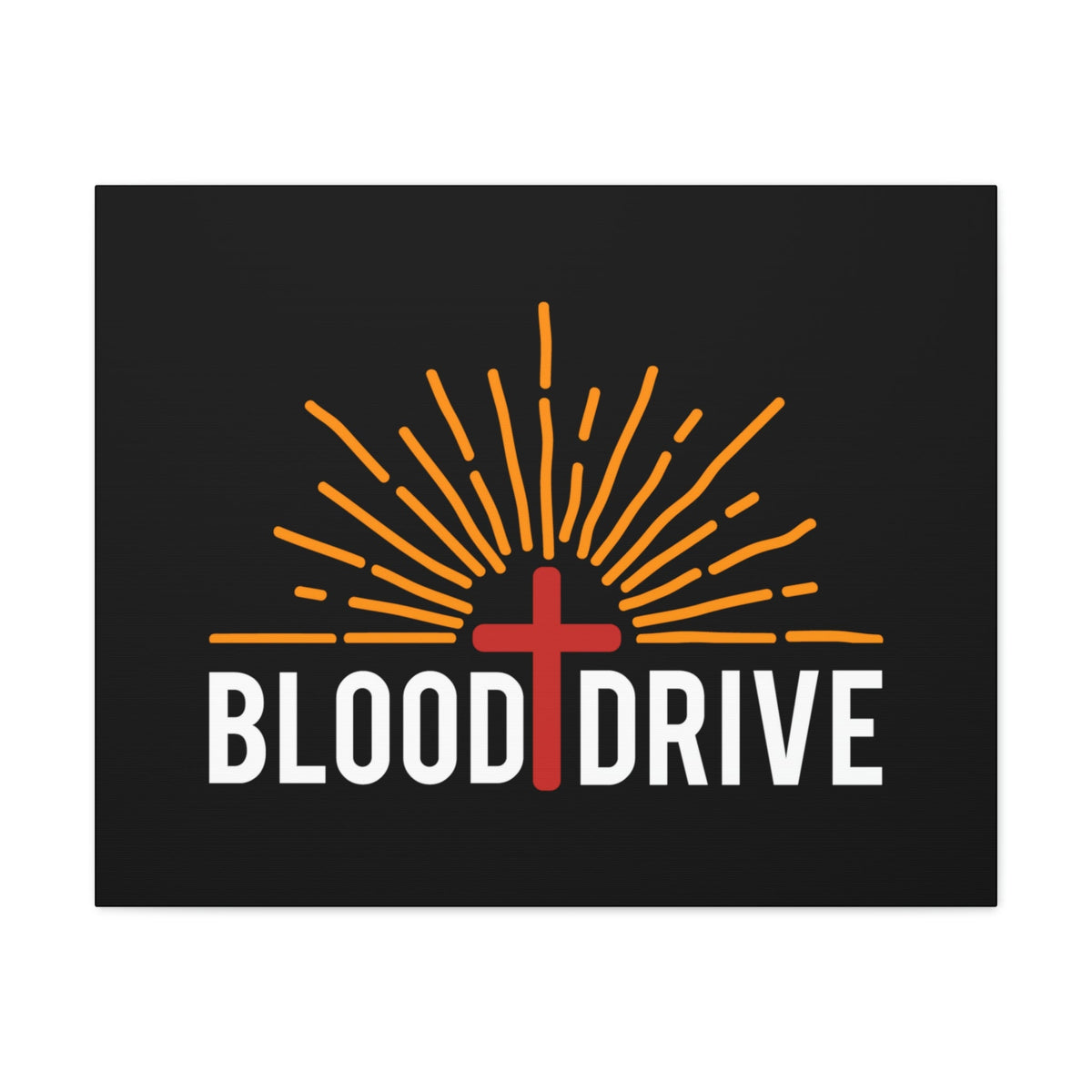 Scripture Walls Blood Drive Hebrews 9:22 Red Cross Christian Wall Art Bible Verse Print Ready to Hang Unframed-Express Your Love Gifts