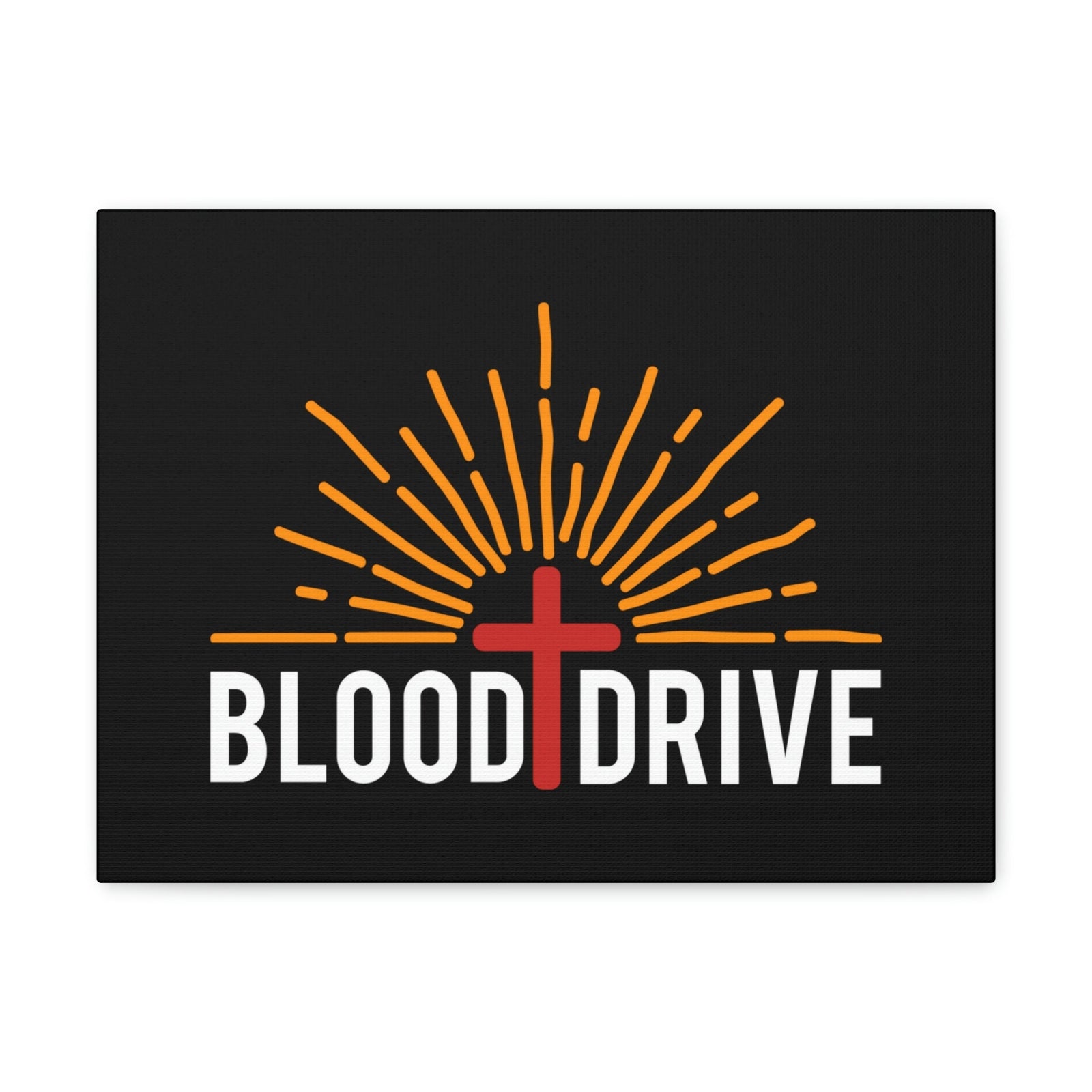 Scripture Walls Blood Drive Hebrews 9:22 Red Cross Christian Wall Art Bible Verse Print Ready to Hang Unframed-Express Your Love Gifts