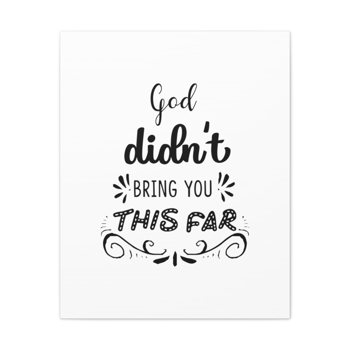 Scripture Walls Bring You This Far Philippians 1:6 Christian Wall Art Bible Verse Print Ready to Hang Unframed-Express Your Love Gifts