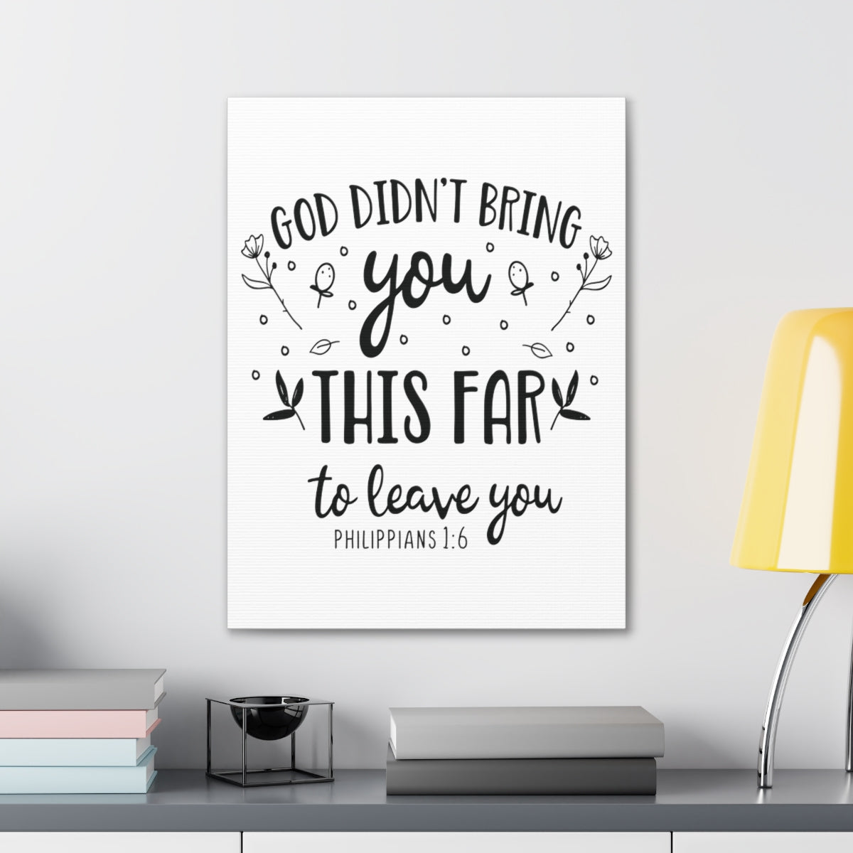 Scripture Walls Bring You This Philippians 1:6 Christian Wall Art Print Ready to Hang Unframed-Express Your Love Gifts