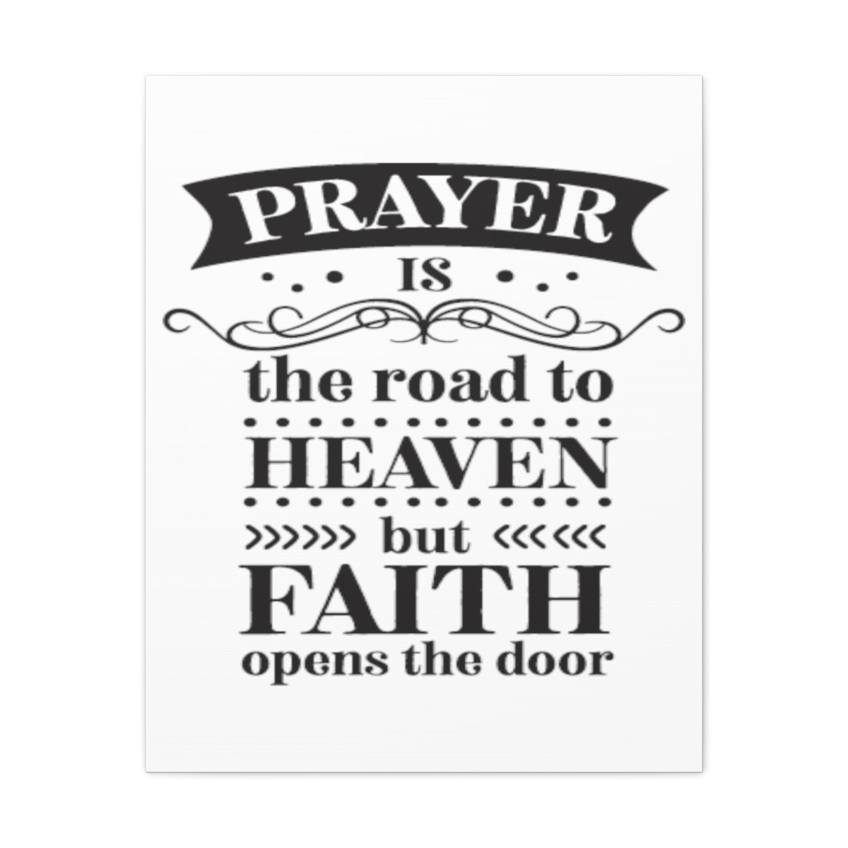 Scripture Walls But Faith Opens 1 John 5:14-15 Christian Wall Art Print Ready to Hang Unframed-Express Your Love Gifts