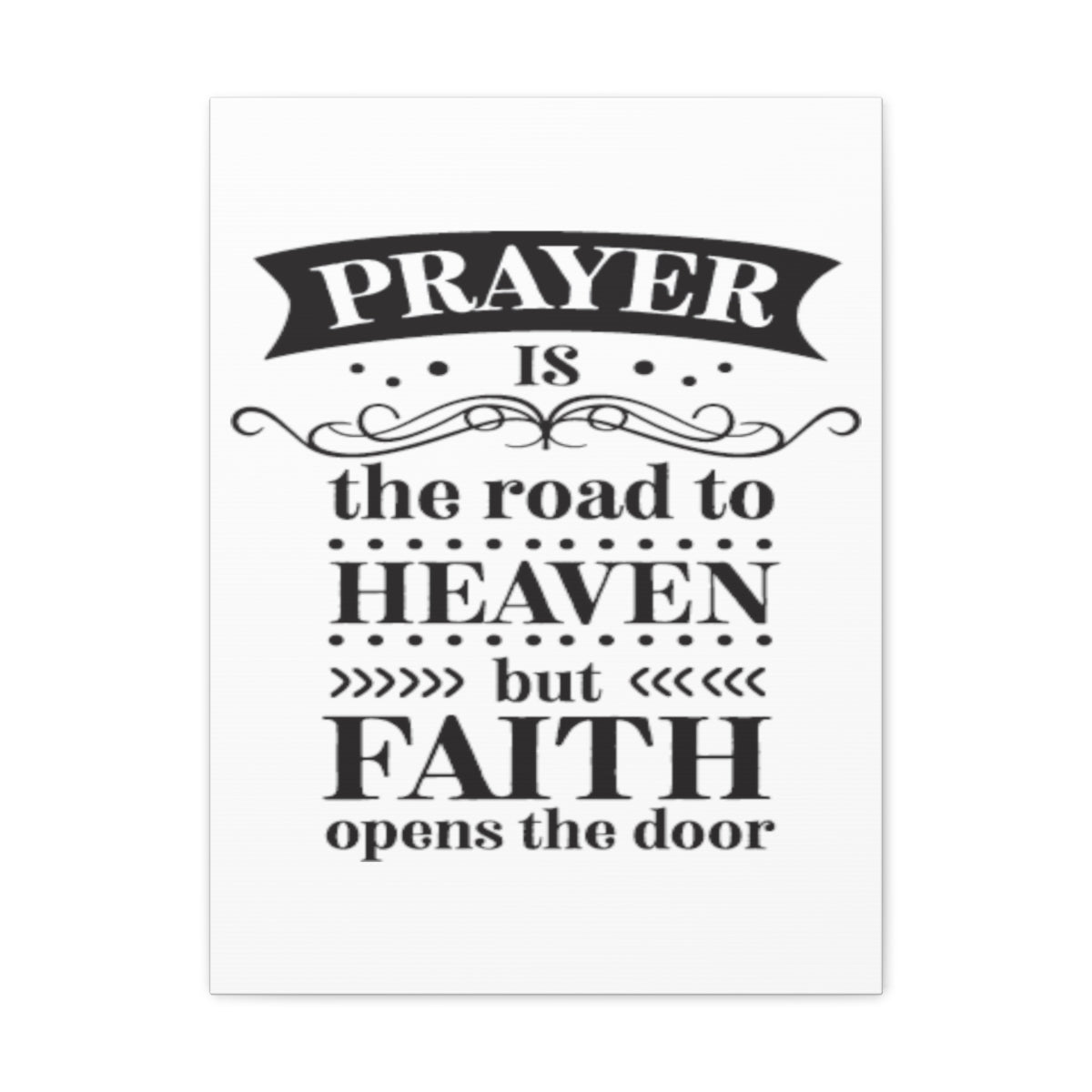 Scripture Walls But Faith Opens 1 John 5:14-15 Christian Wall Art Print Ready to Hang Unframed-Express Your Love Gifts