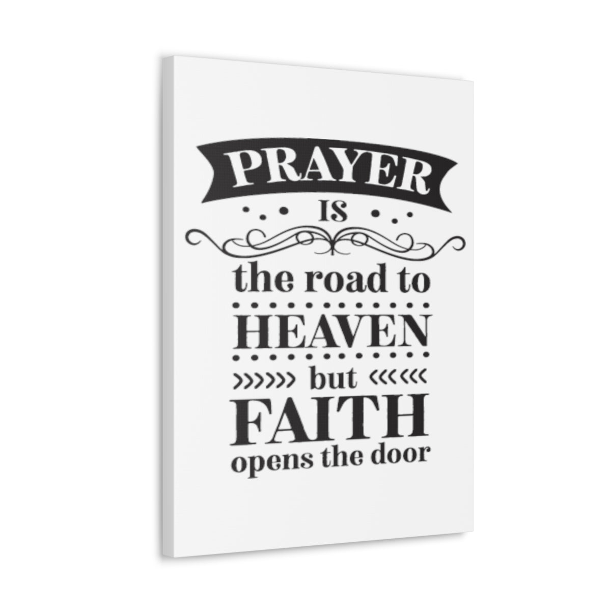 Scripture Walls But Faith Opens 1 John 5:14-15 Christian Wall Art Print Ready to Hang Unframed-Express Your Love Gifts