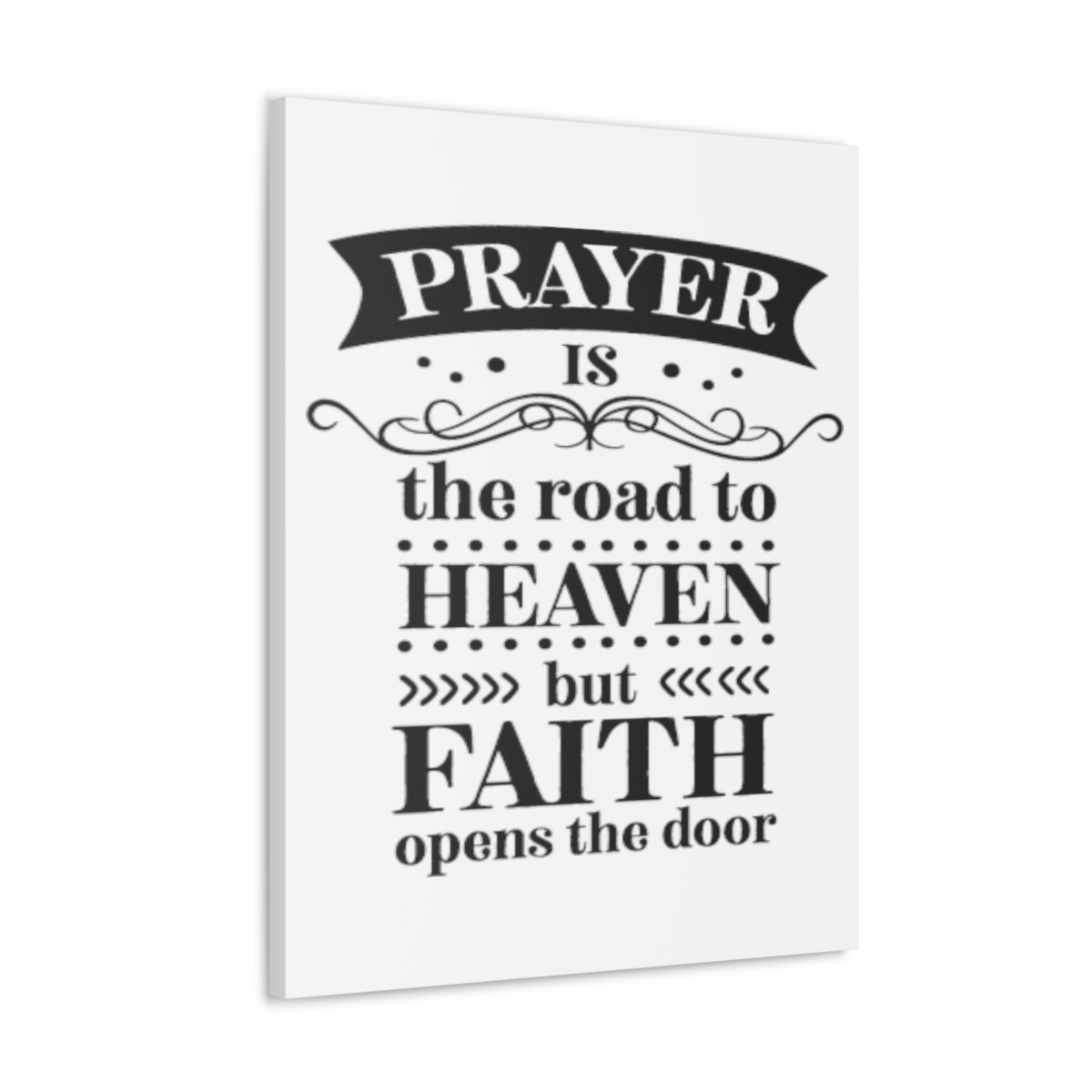 Scripture Walls But Faith Opens 1 John 5:14-15 Christian Wall Art Print Ready to Hang Unframed-Express Your Love Gifts