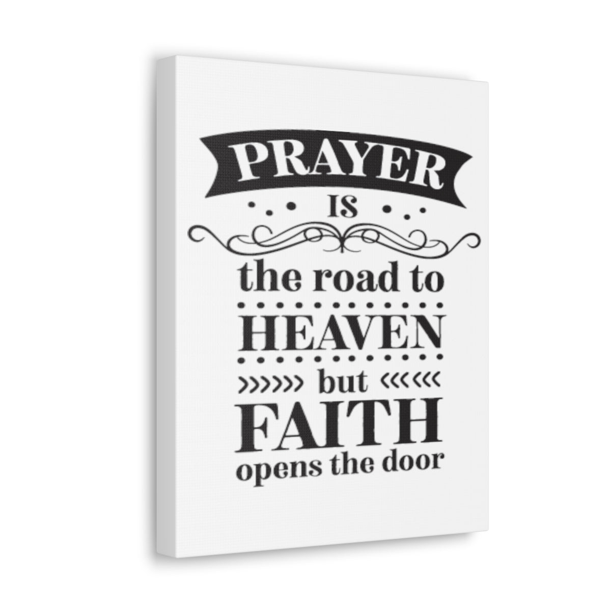 Scripture Walls But Faith Opens 1 John 5:14-15 Christian Wall Art Print Ready to Hang Unframed-Express Your Love Gifts