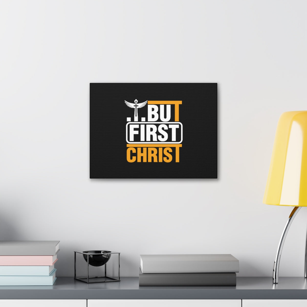 Scripture Walls But First Christ Matthew 6:33 Christian Wall Art Bible Verse Print Ready to Hang Unframed-Express Your Love Gifts
