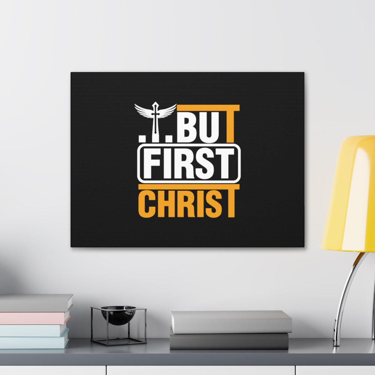 Scripture Walls But First Christ Matthew 6:33 Christian Wall Art Bible Verse Print Ready to Hang Unframed-Express Your Love Gifts