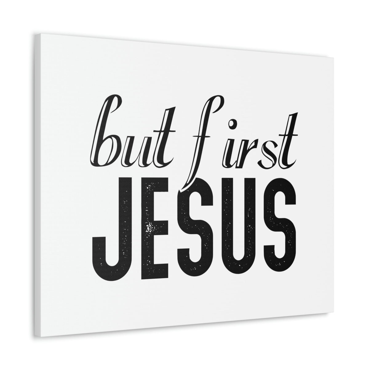 Scripture Walls But First, Jesus Matthew 6:33 Bold Christian Wall Art Bible Verse Print Ready to Hang Unframed-Express Your Love Gifts