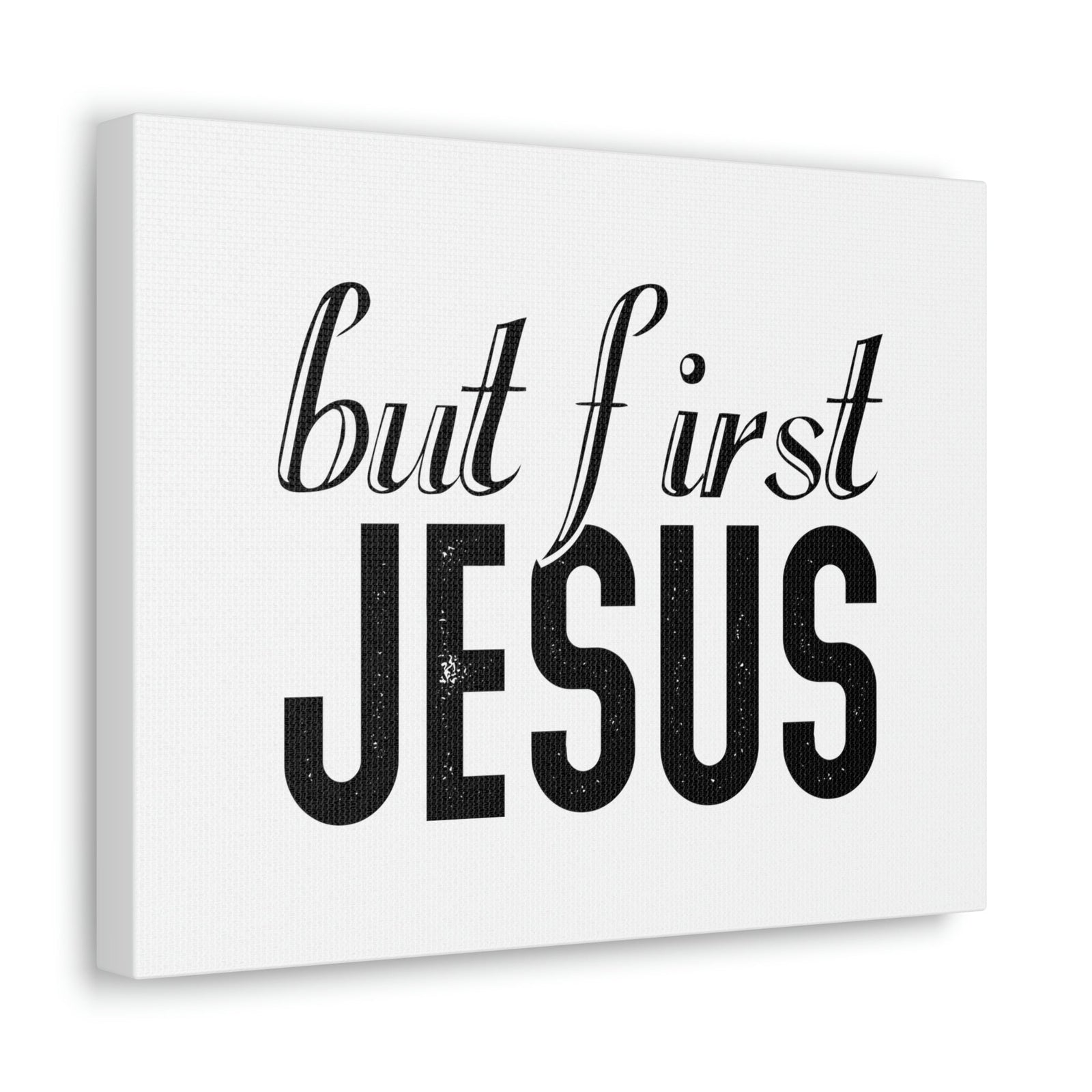 Scripture Walls But First, Jesus Matthew 6:33 Bold Christian Wall Art Bible Verse Print Ready to Hang Unframed-Express Your Love Gifts