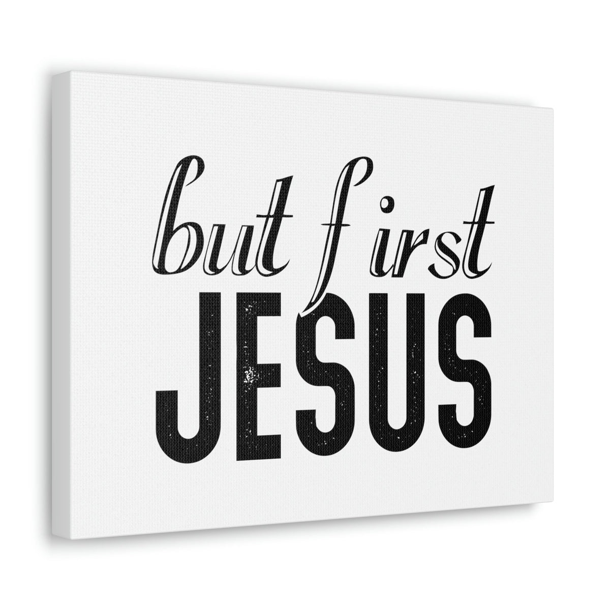 Scripture Walls But First, Jesus Matthew 6:33 Bold Christian Wall Art Bible Verse Print Ready to Hang Unframed-Express Your Love Gifts