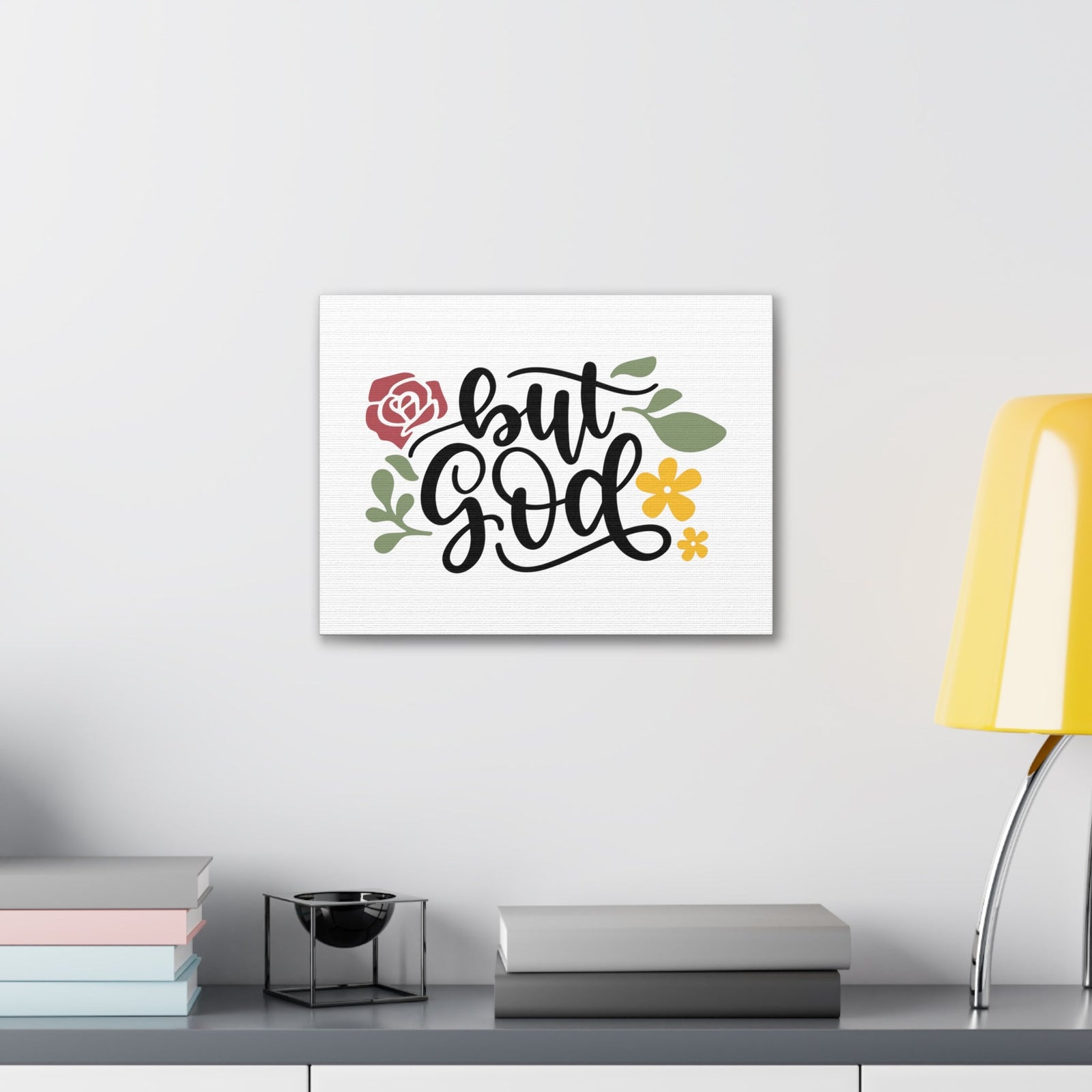 Scripture Walls But God Psalm 86:15 Christian Wall Art Bible Verse Print Ready to Hang Unframed-Express Your Love Gifts