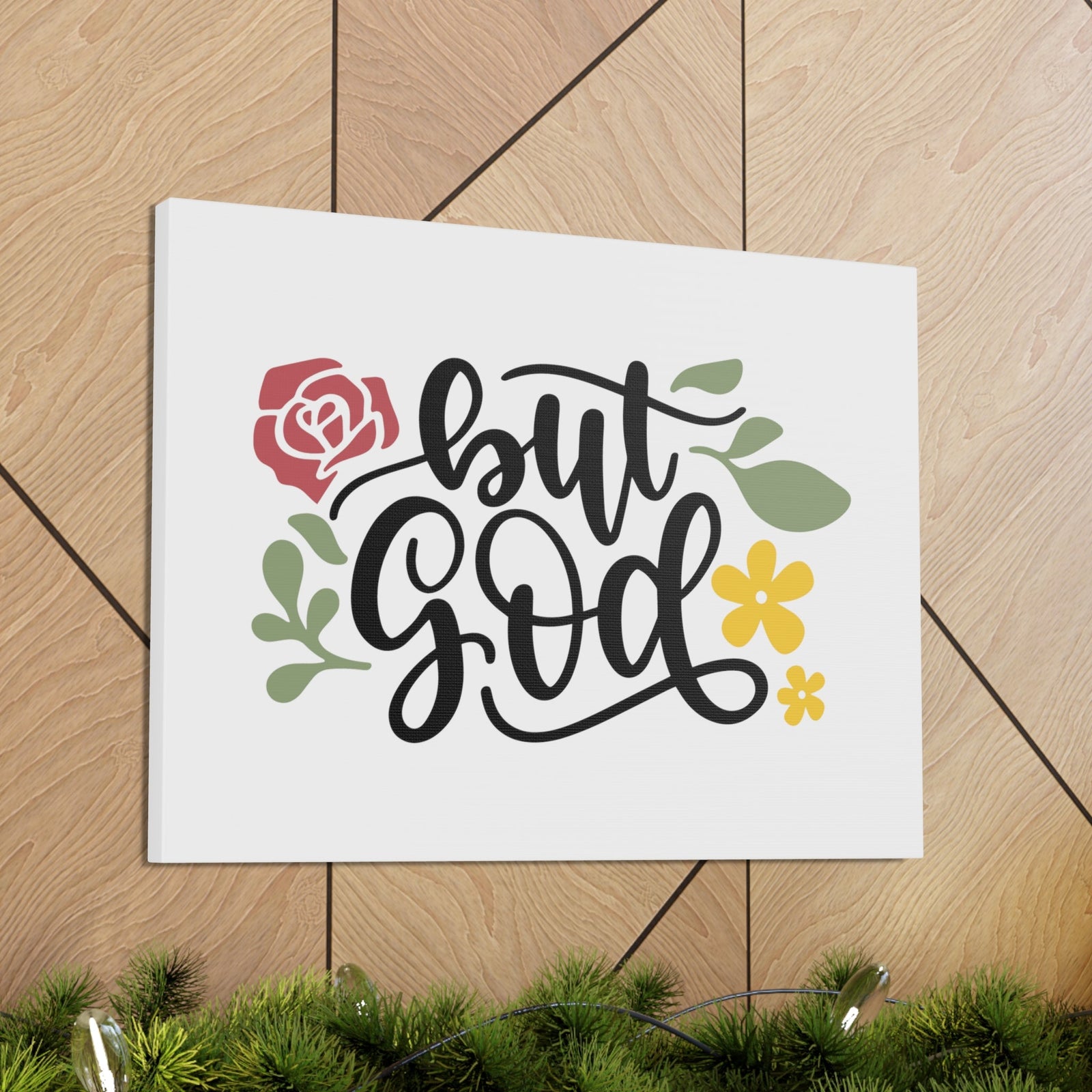 Scripture Walls But God Psalm 86:15 Christian Wall Art Bible Verse Print Ready to Hang Unframed-Express Your Love Gifts