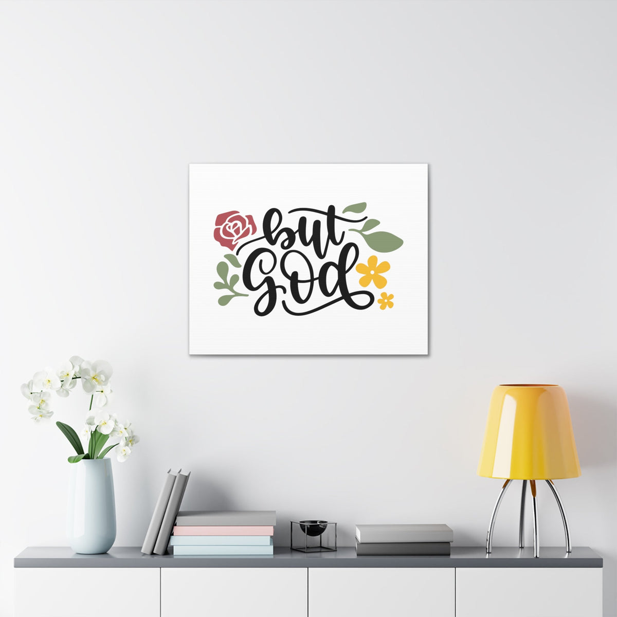 Scripture Walls But God Psalm 86:15 Christian Wall Art Bible Verse Print Ready to Hang Unframed-Express Your Love Gifts