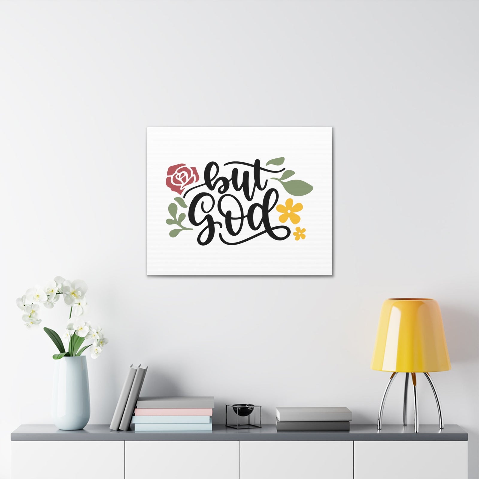 Scripture Walls But God Psalm 86:15 Christian Wall Art Bible Verse Print Ready to Hang Unframed-Express Your Love Gifts