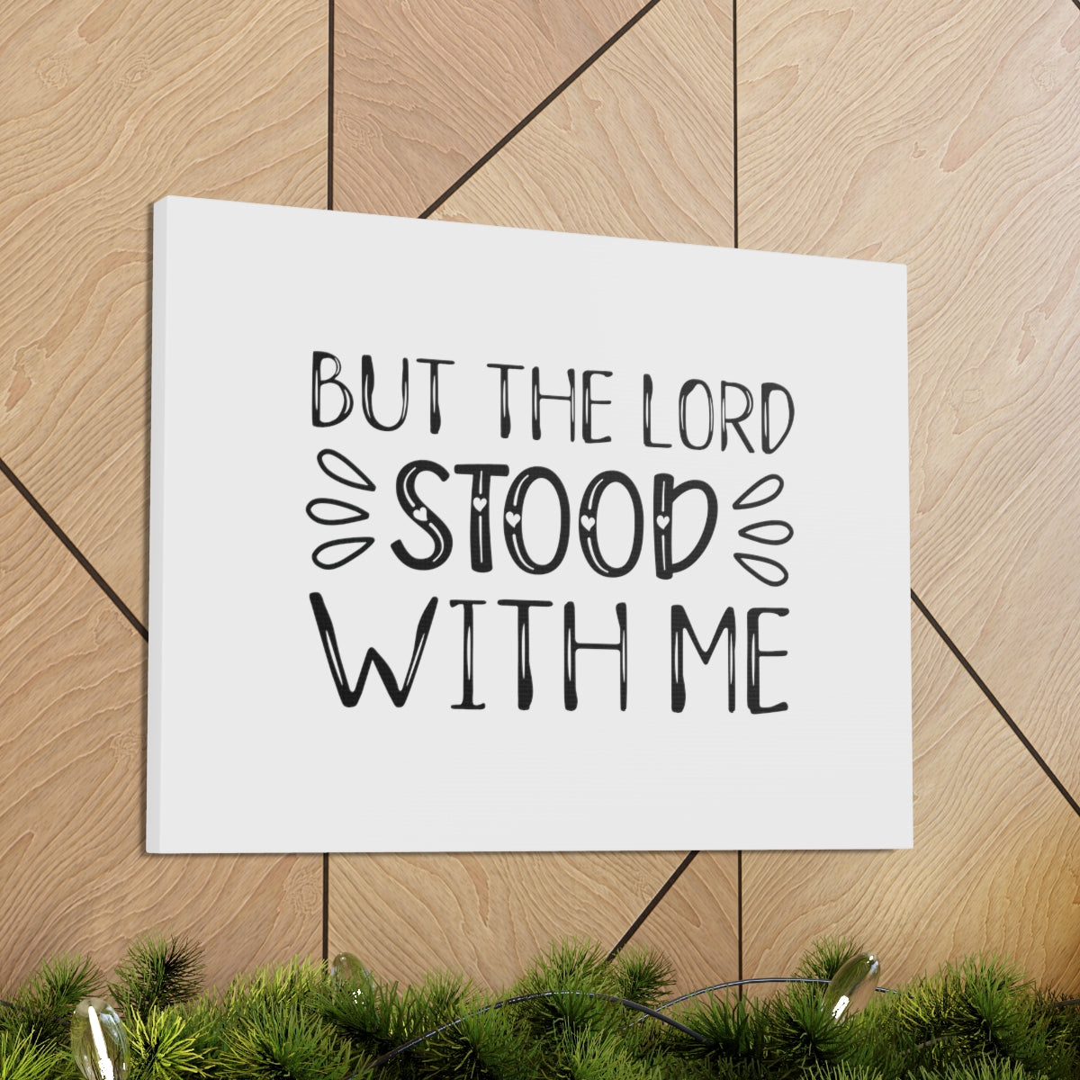 Scripture Walls But The Lord Stood With Me 2 Timothy 4:17 Christian Wall Art Bible Verse Print Ready to Hang Unframed-Express Your Love Gifts