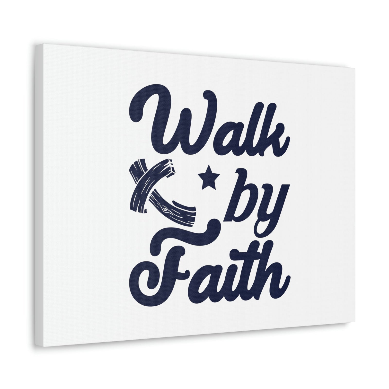 Scripture Walls By Faith 2 Corinthians 5:7 One Star Christian Wall Art Bible Verse Print Ready to Hang Unframed-Express Your Love Gifts